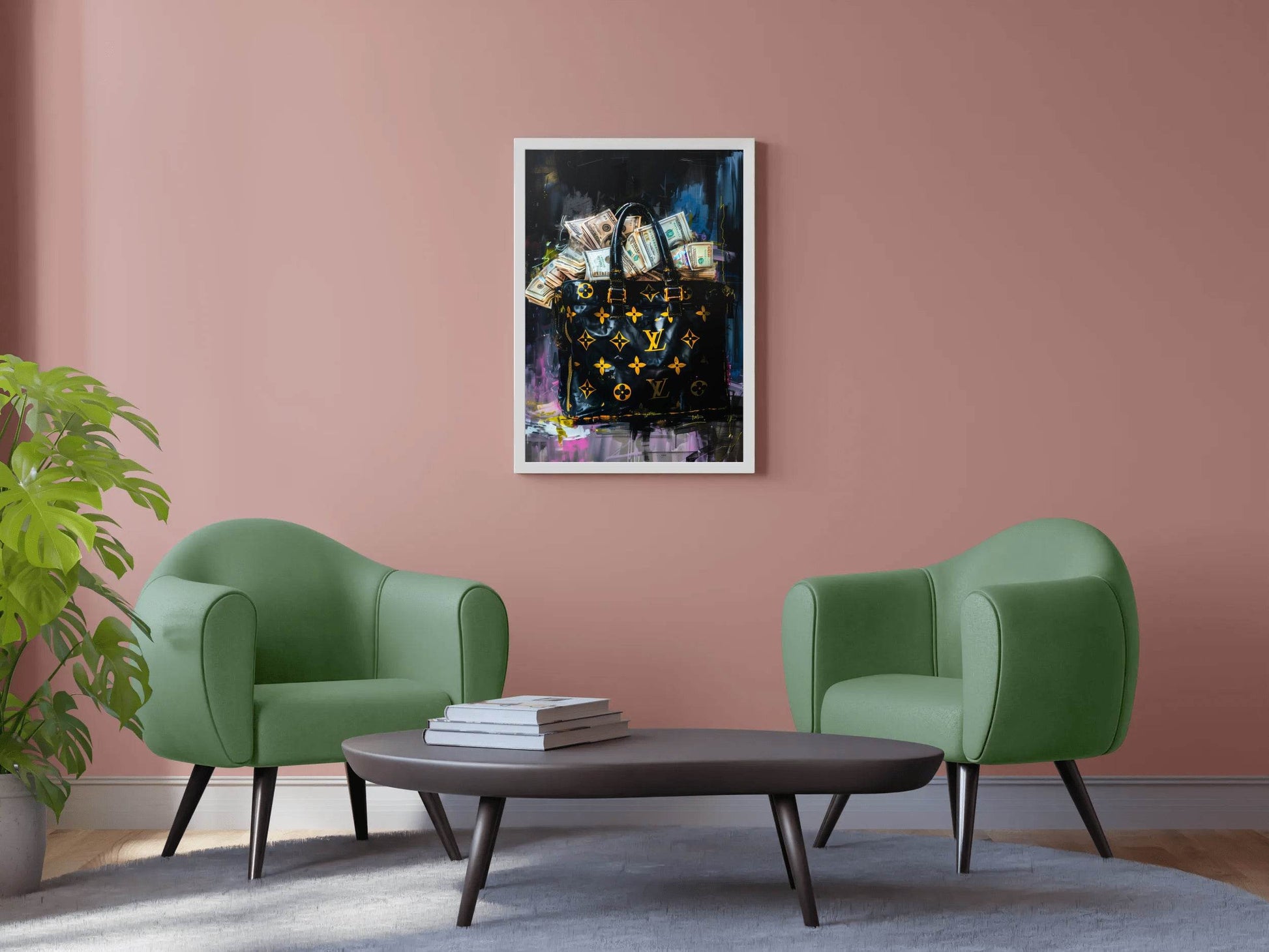 Bag Full of Money Wall Art - beink online art store