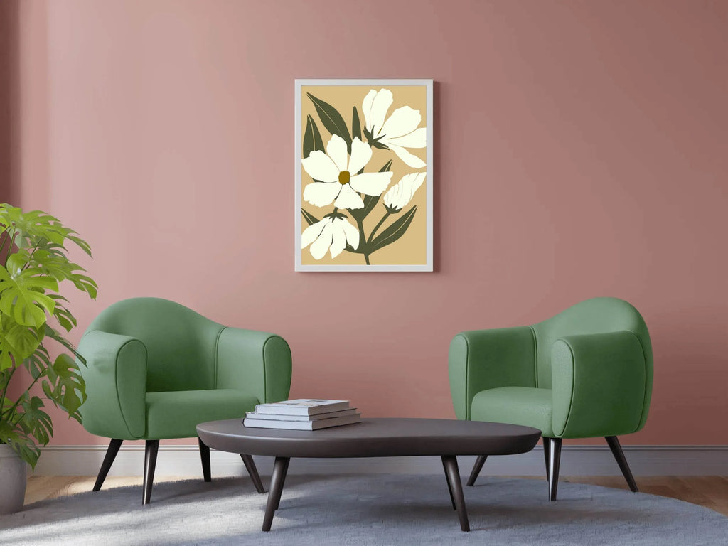 Beautiful Narcissus Flowers Wall Art - beink online art store