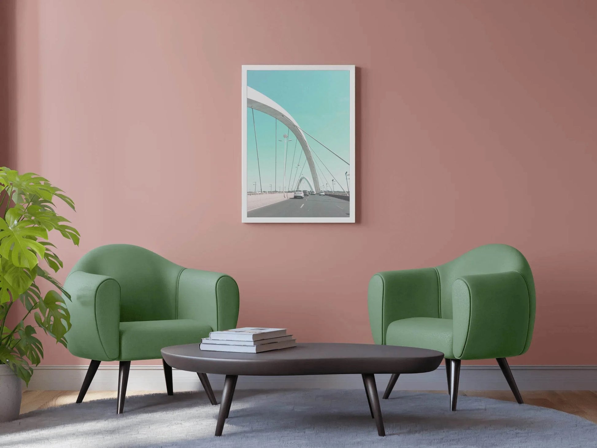 Pastel Arched Bridge Wall Art - beink online art store