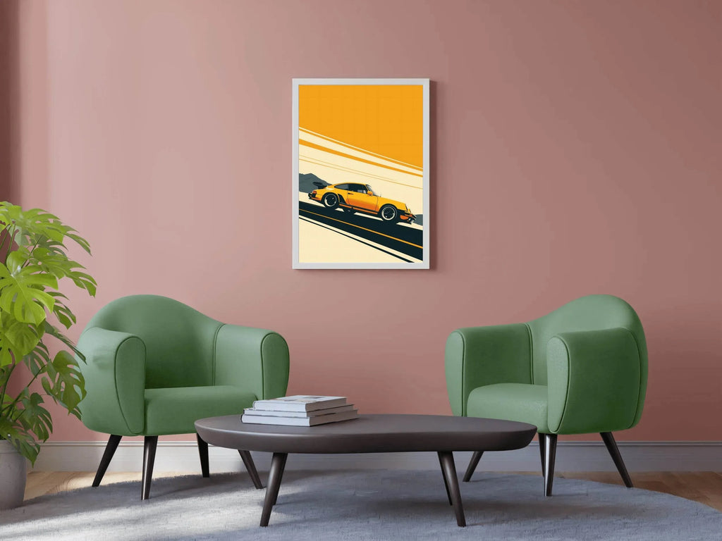 Porsche 911 GTR Sport Wall Art - beink online art store
