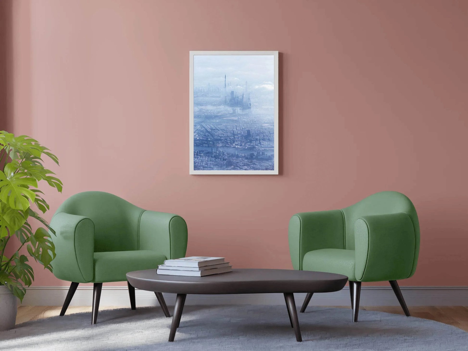 City Through the Clouds Wall Art - beink online art store