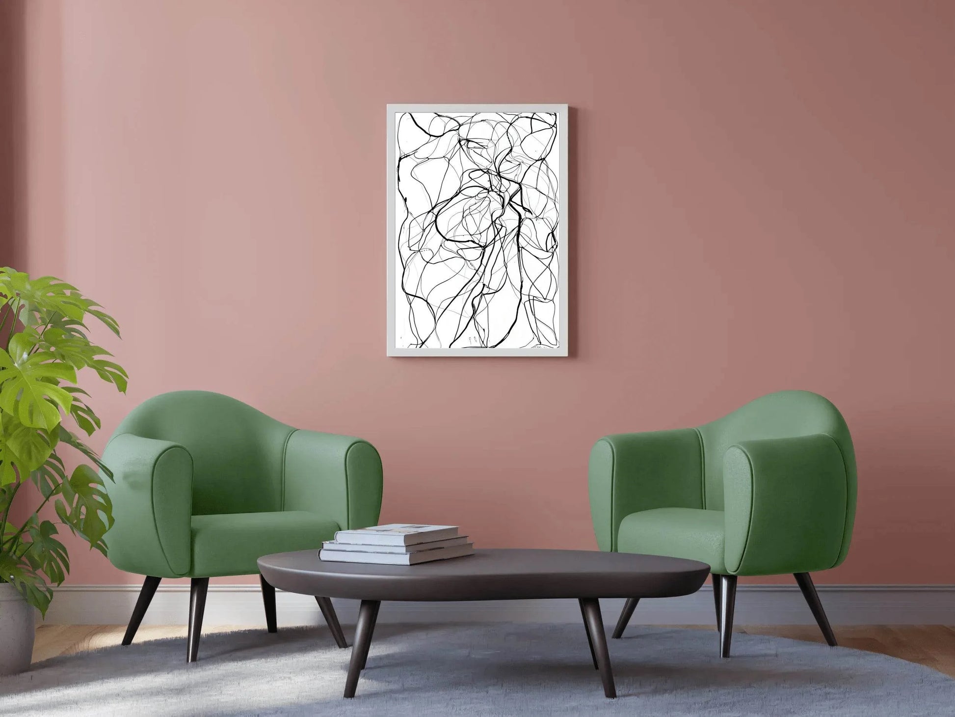 Tangled Threads Modern Wall Art - beink online art store