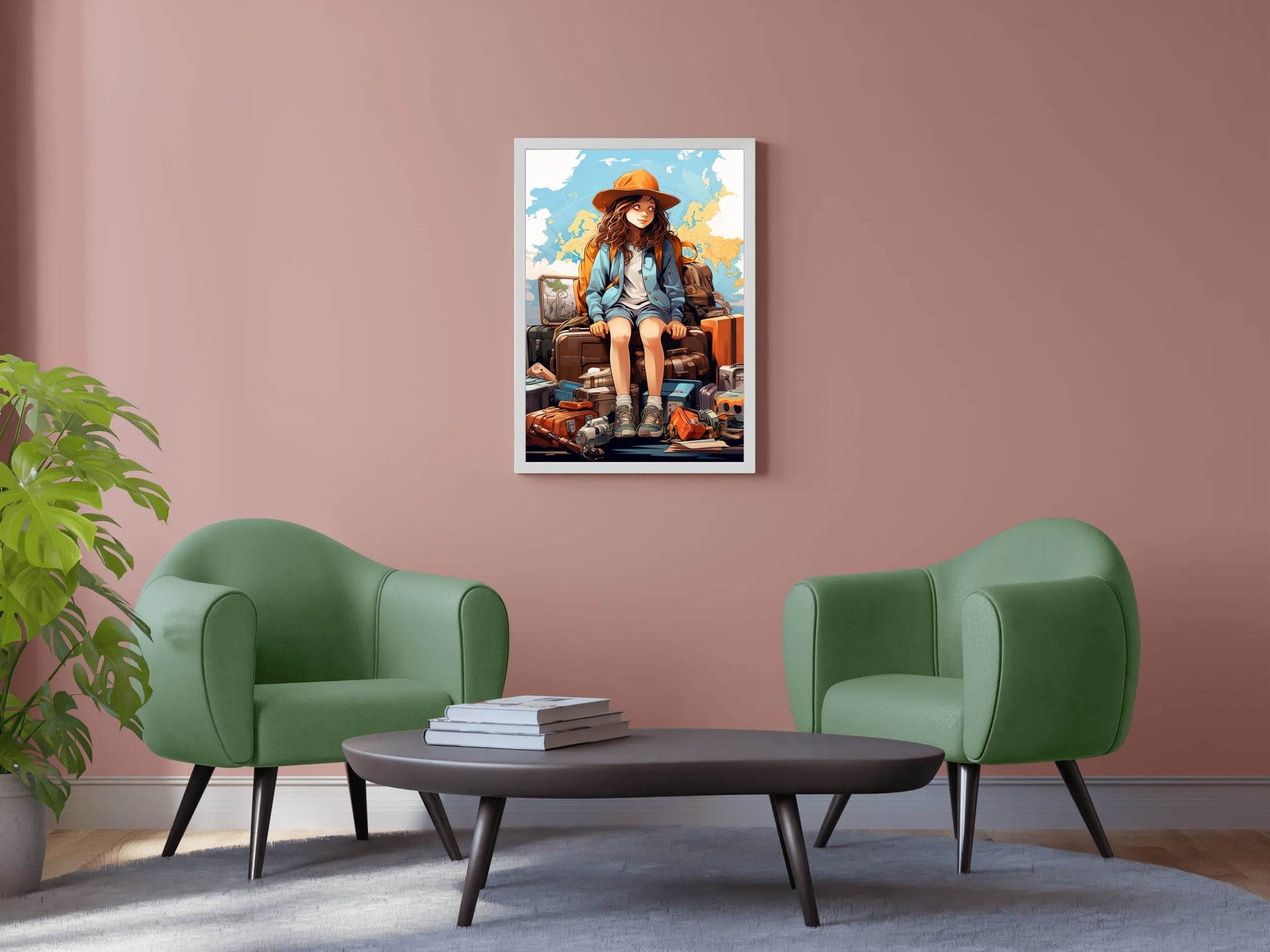 Adventure Anime Girls Anime Wall Art - beink online art store
