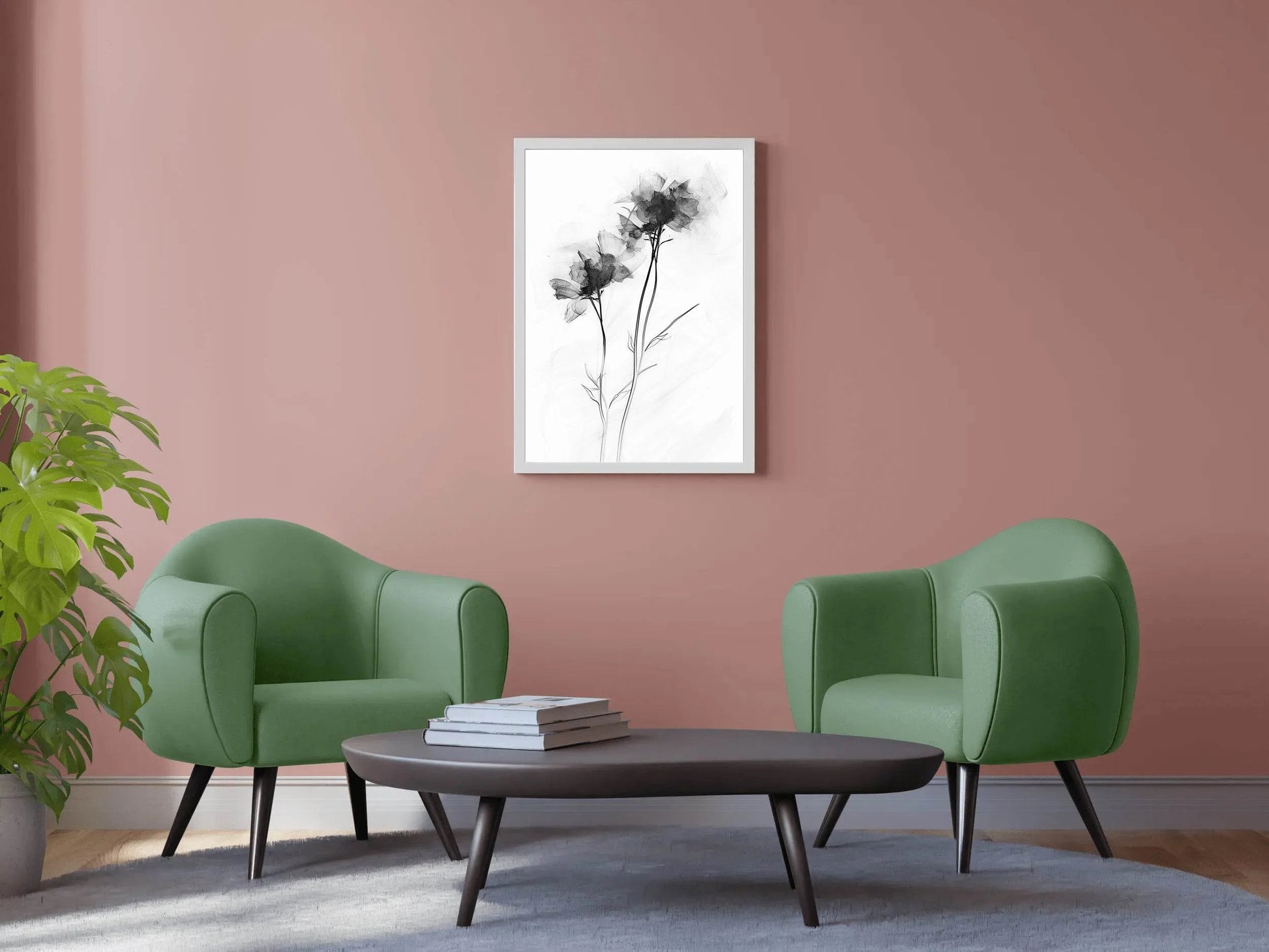 Watercolor Dynamic Petals Wall Art - beink online art store
