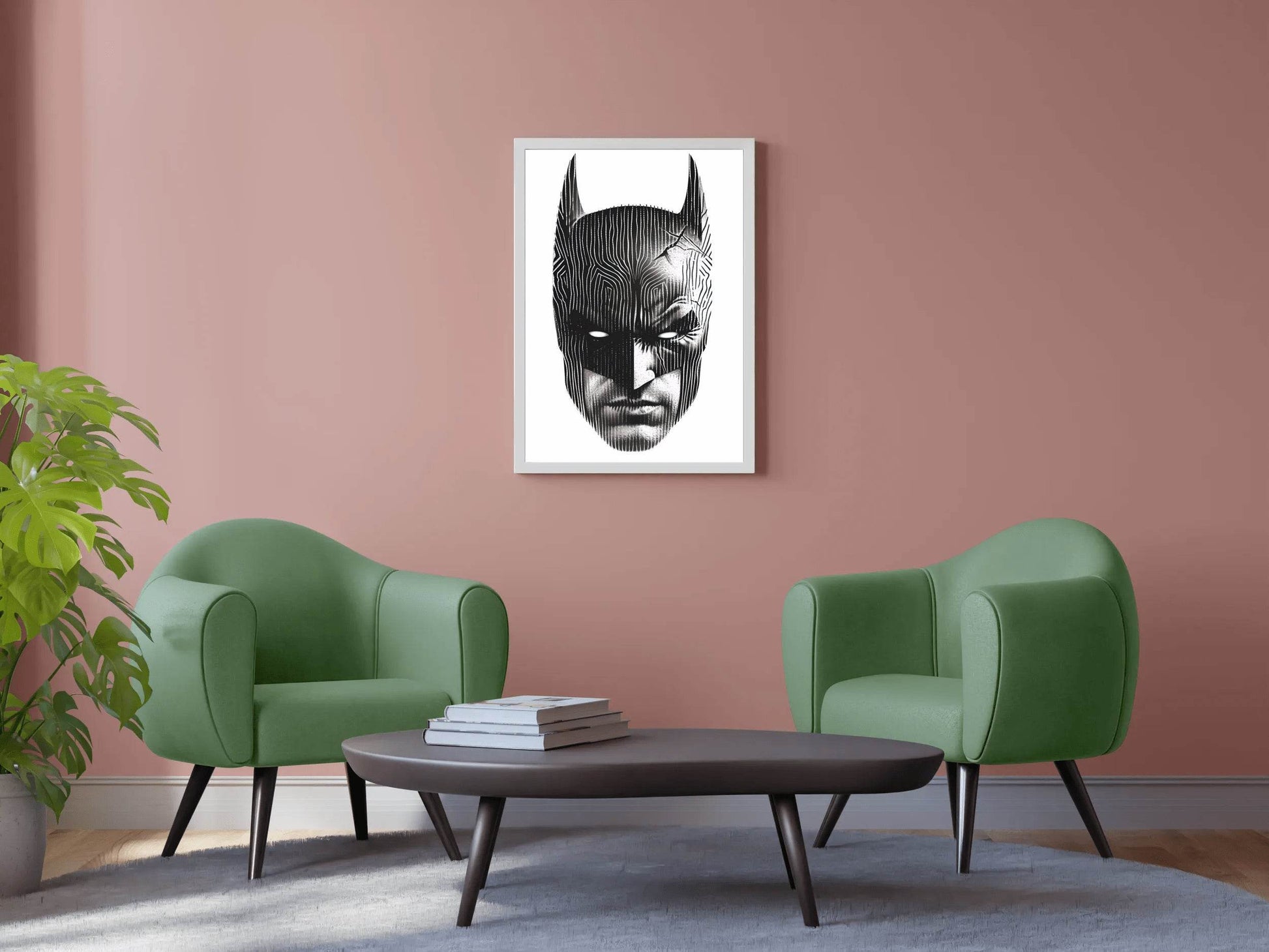Batman Mask Premium Wall Art - beink online art store