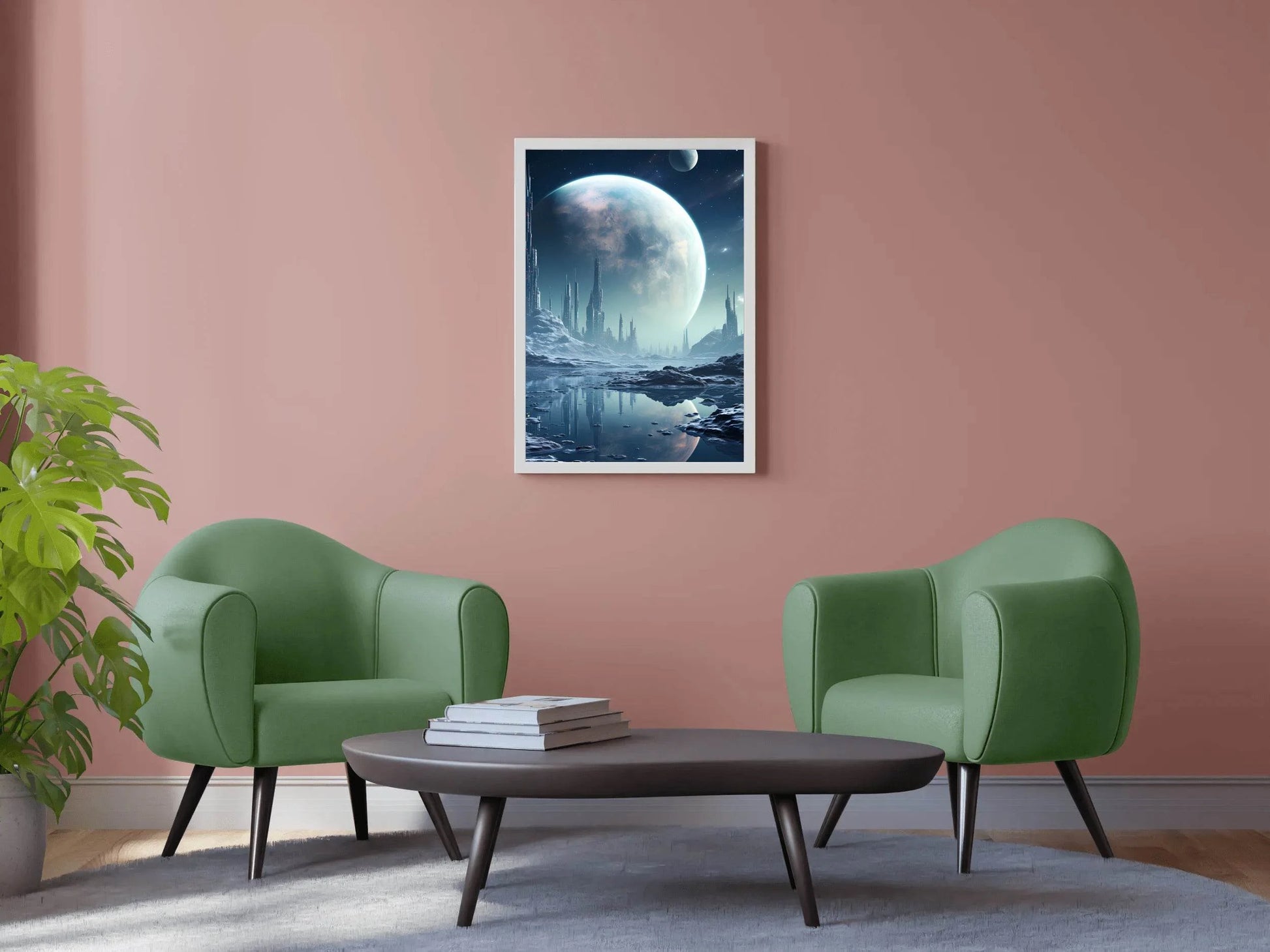 Moon Astronomy Outdoors Wall Art - beink online art store