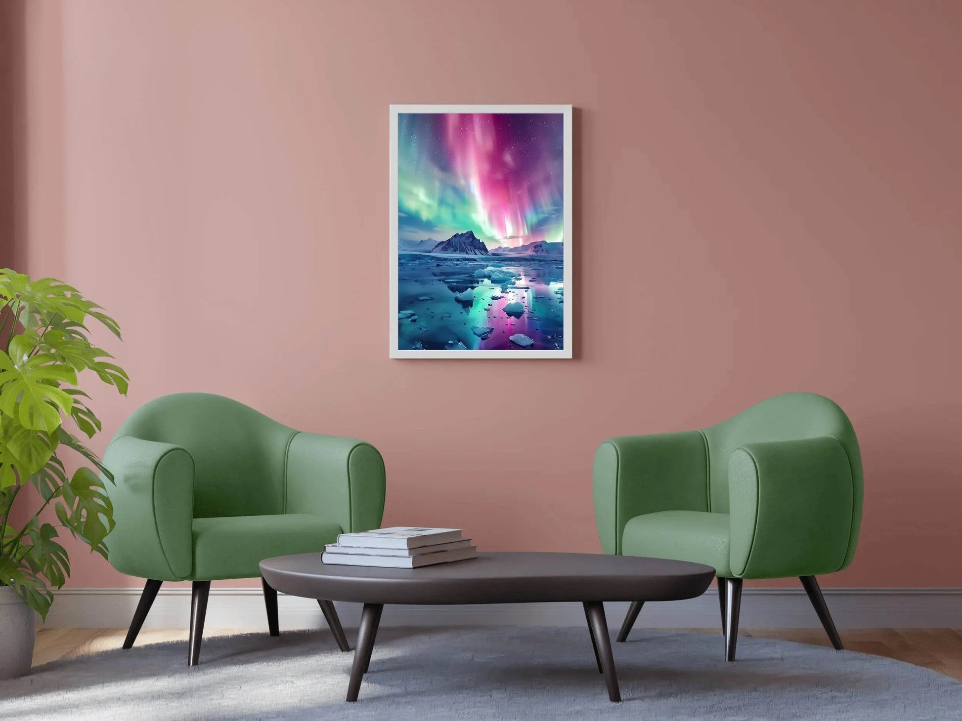 Aurora Over Ice Wall Art - beink online art store