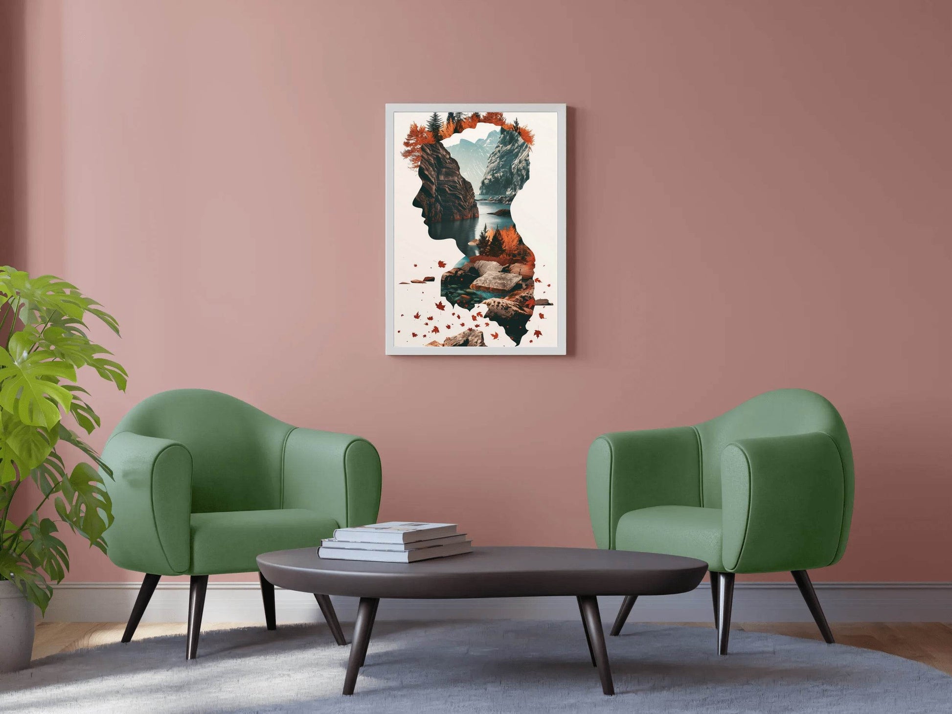 Mountainscape Mind Digital Art - beink online art store