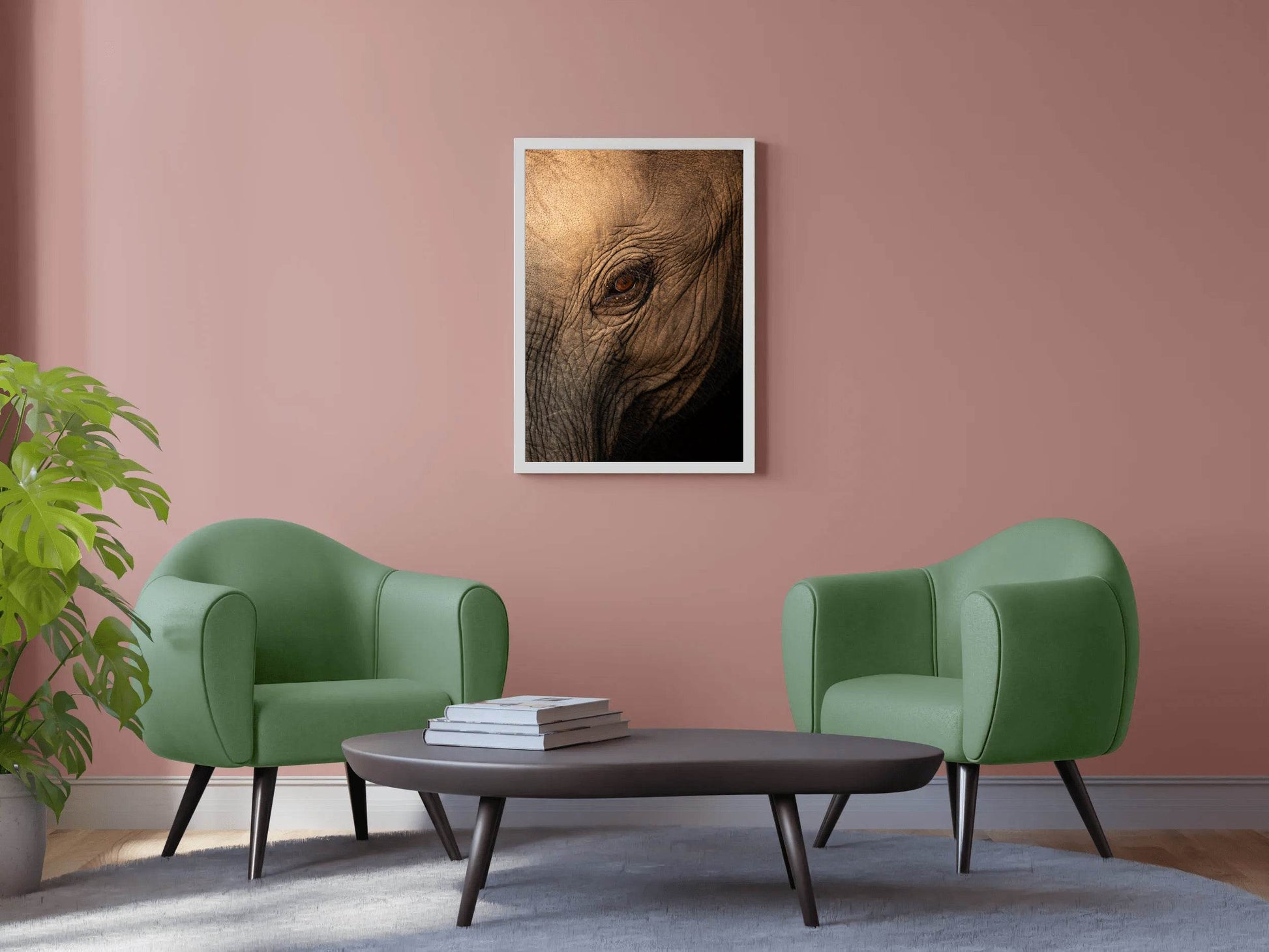 Eye of a Giant Elephant Wall Art - beink online art store