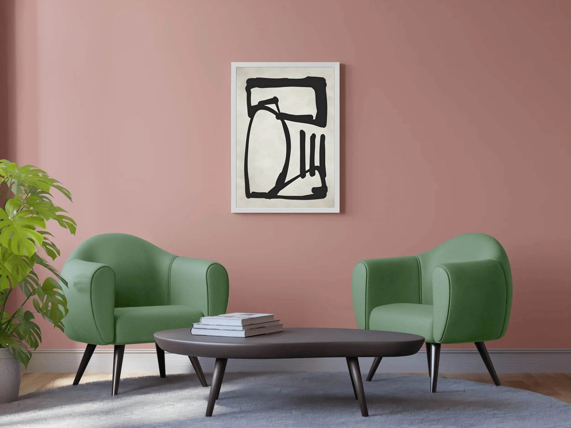 Geometric Glimpse Modern Wall Art - beink online art store