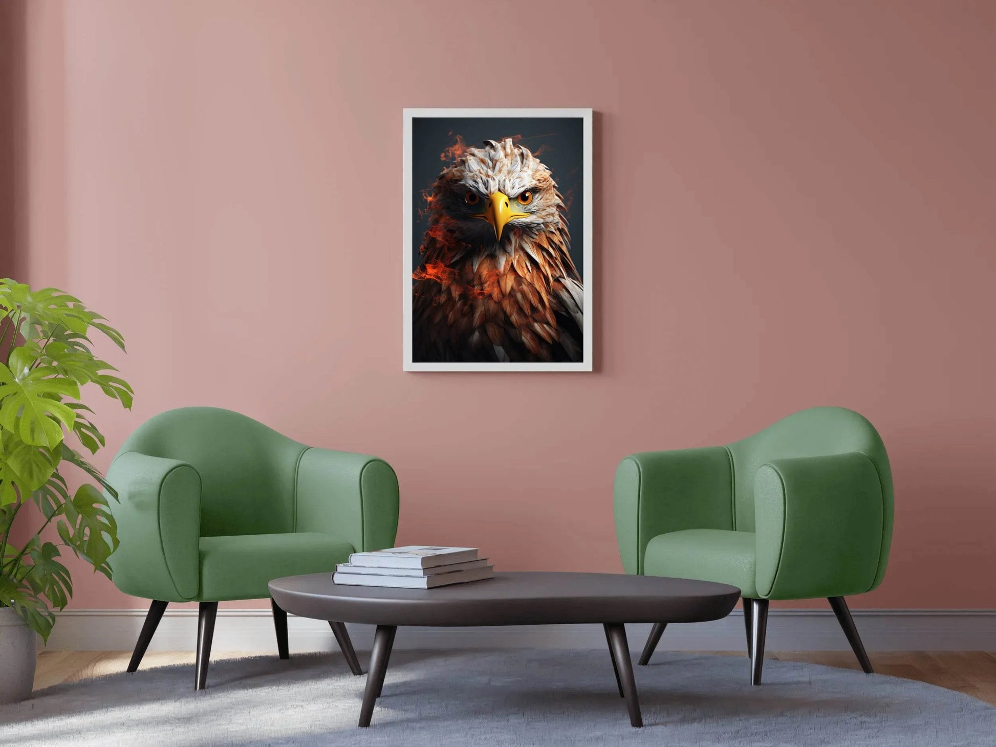 3D Eagle Painting Bird Wall Art - beink online art store
