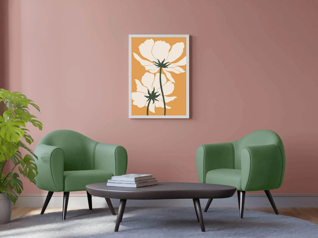 Beautiful Poppy Flowers Wall Art - beink online art store