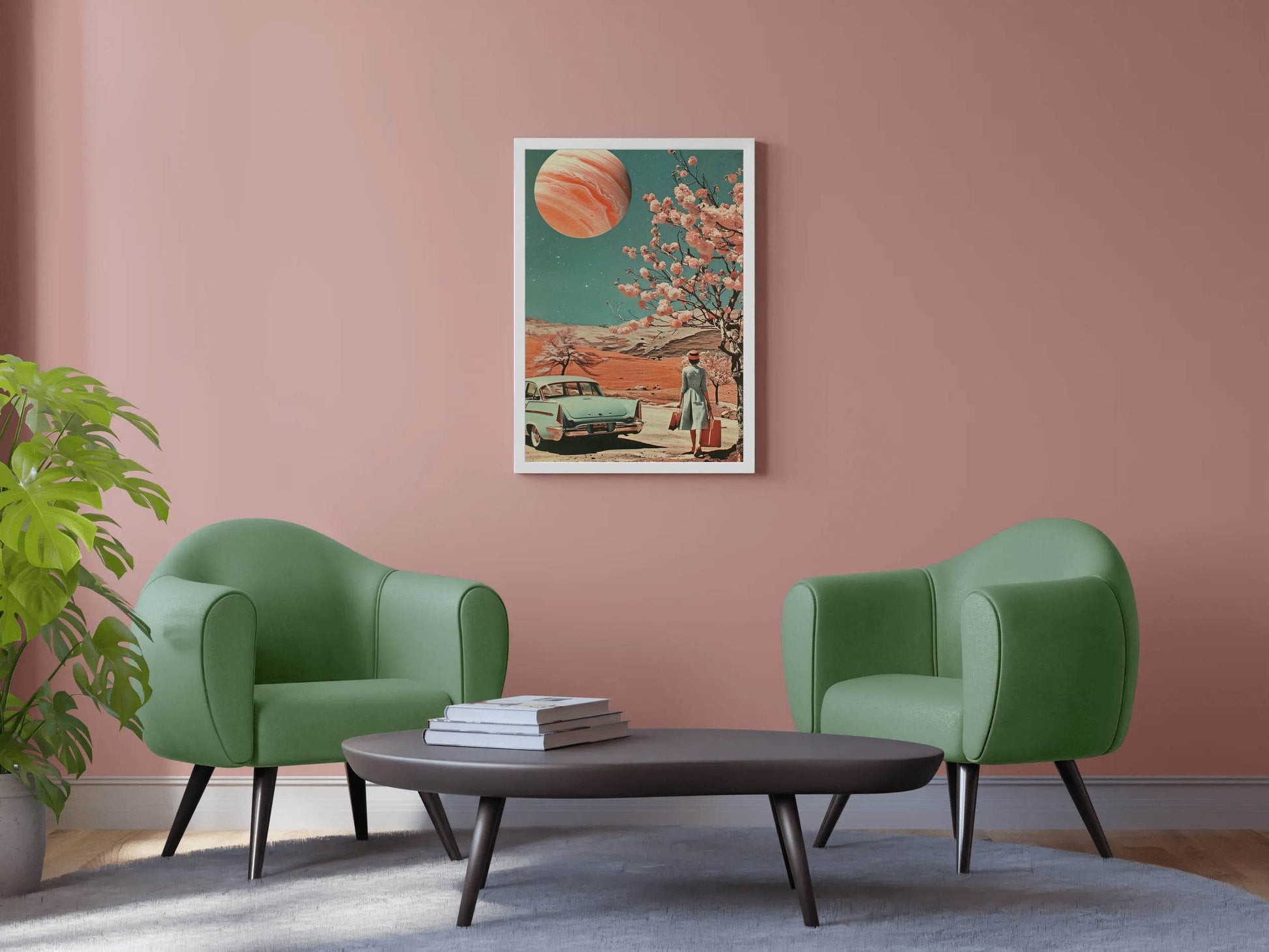 The Classic View of Life in Space Wall Art - beink online art store
