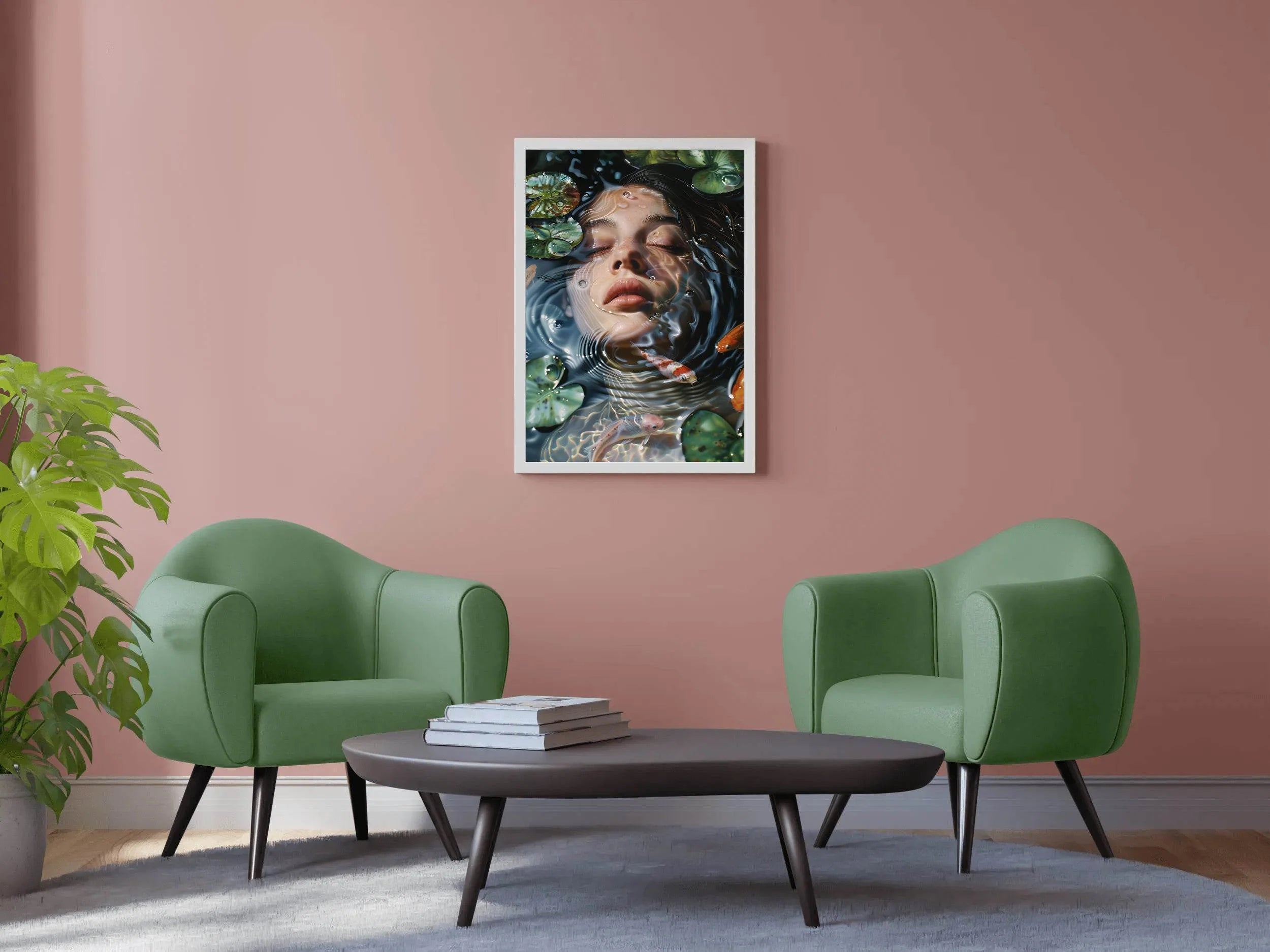 Aquatic Tranquility Modern Wall Art - beink online art store