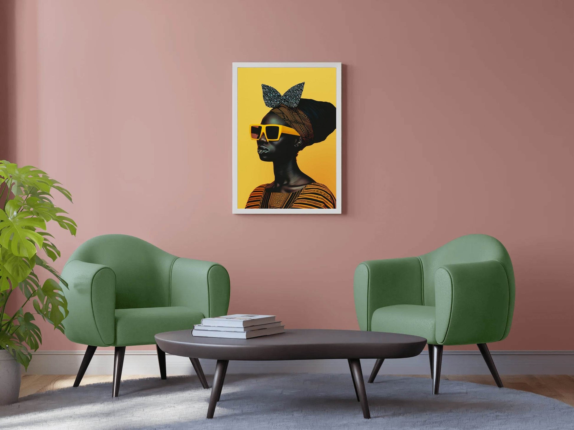 Black Woman Fashion Wall Art - beink online art store