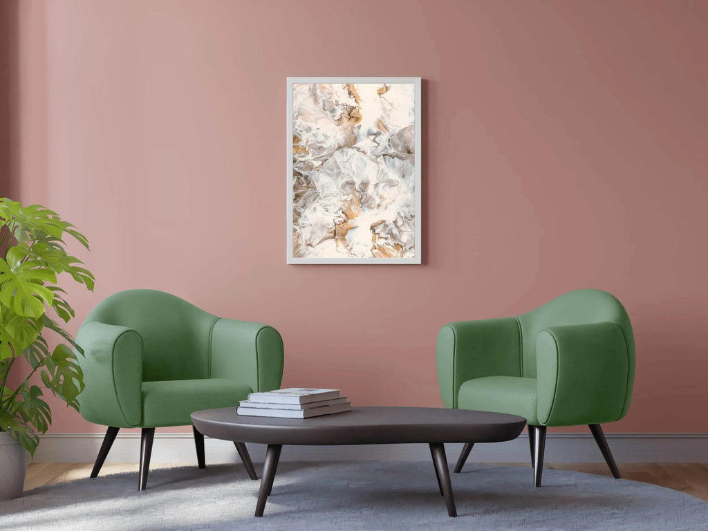 Fluid Oil Paint Modern Abstract Wall Art - beink online art store