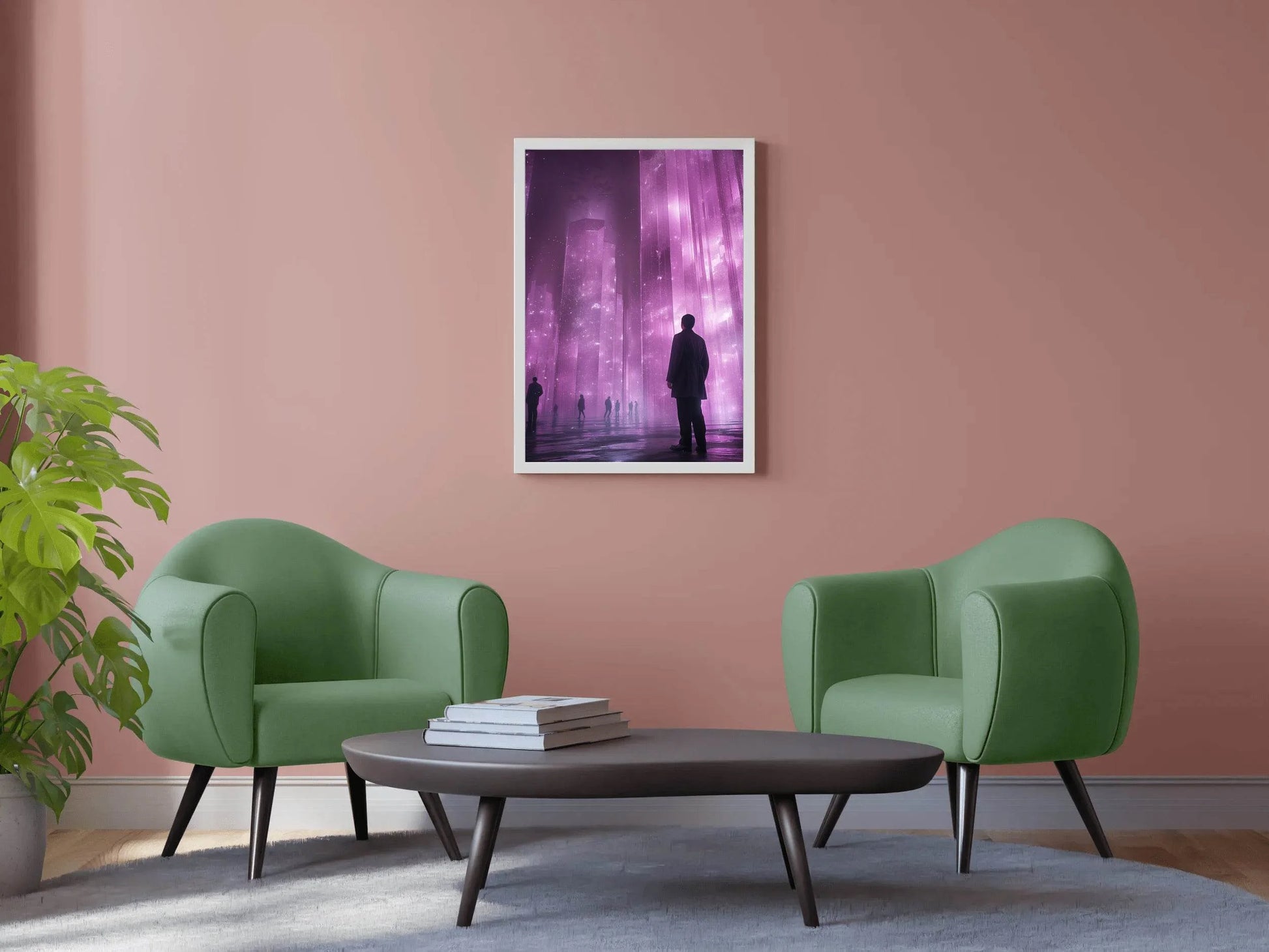 Bright Pink Wall Art - beink online art store