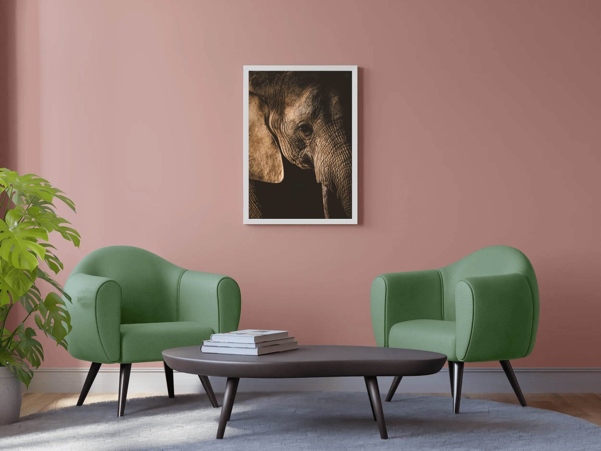 African Bush Elephant Wall Art - beink online art store