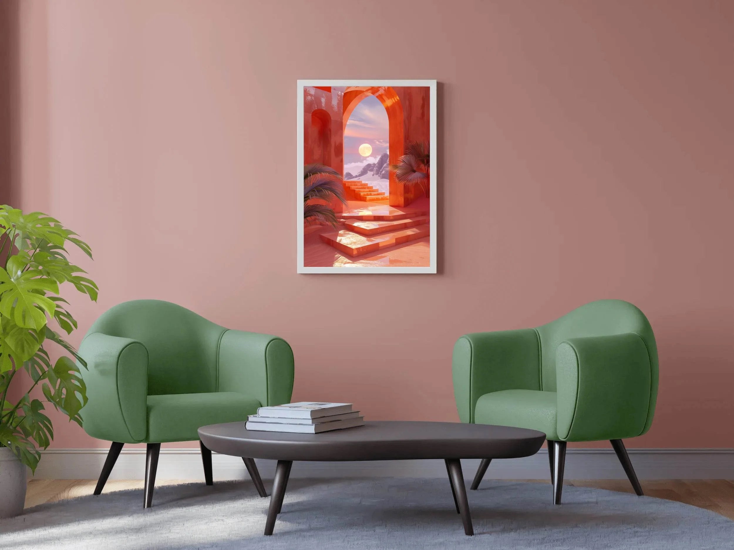 Lunar Portal - Arch with Gateway Wall Art - beink online art store