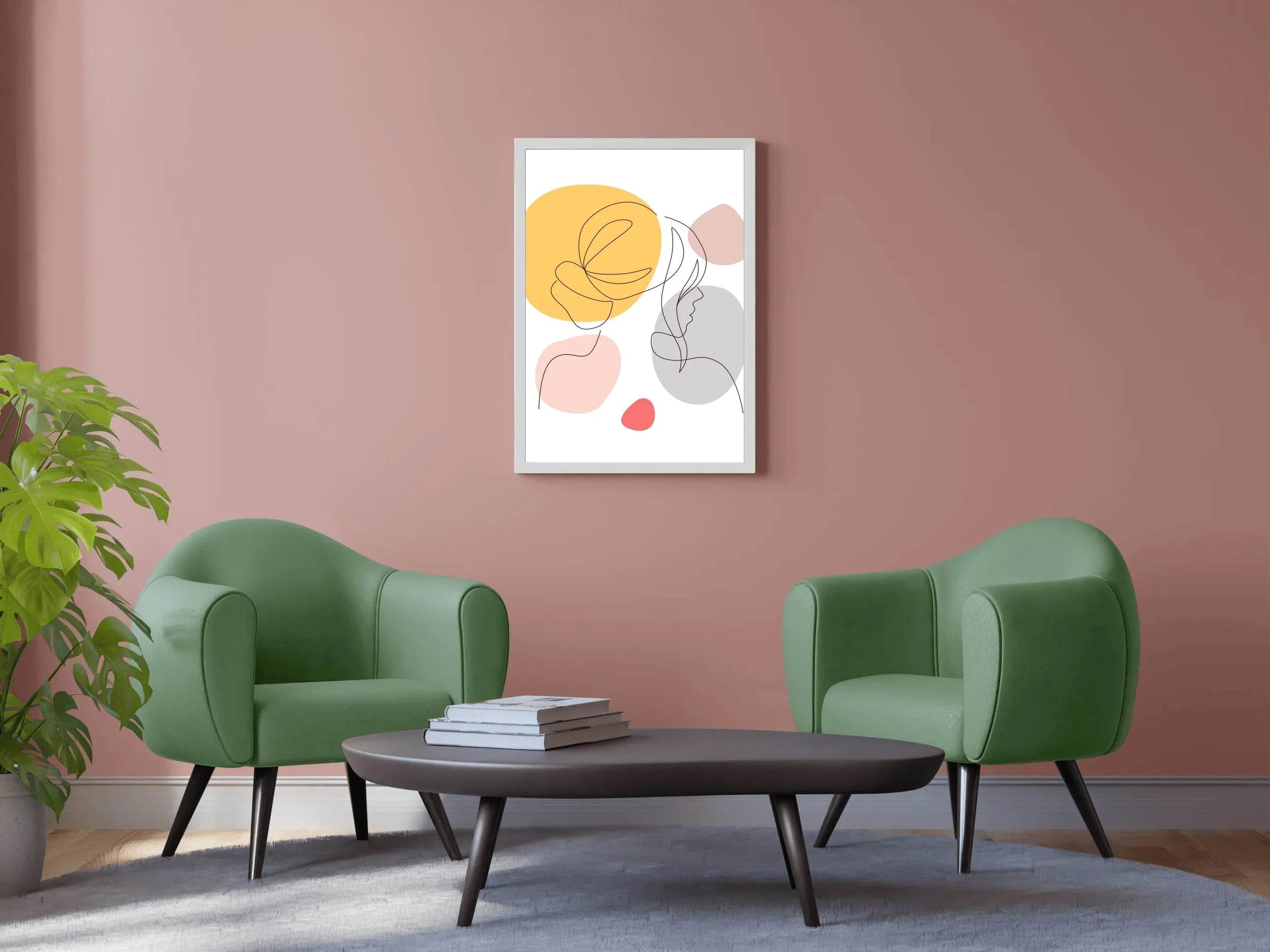 Minimal Female Design Wall Art - beink online art store