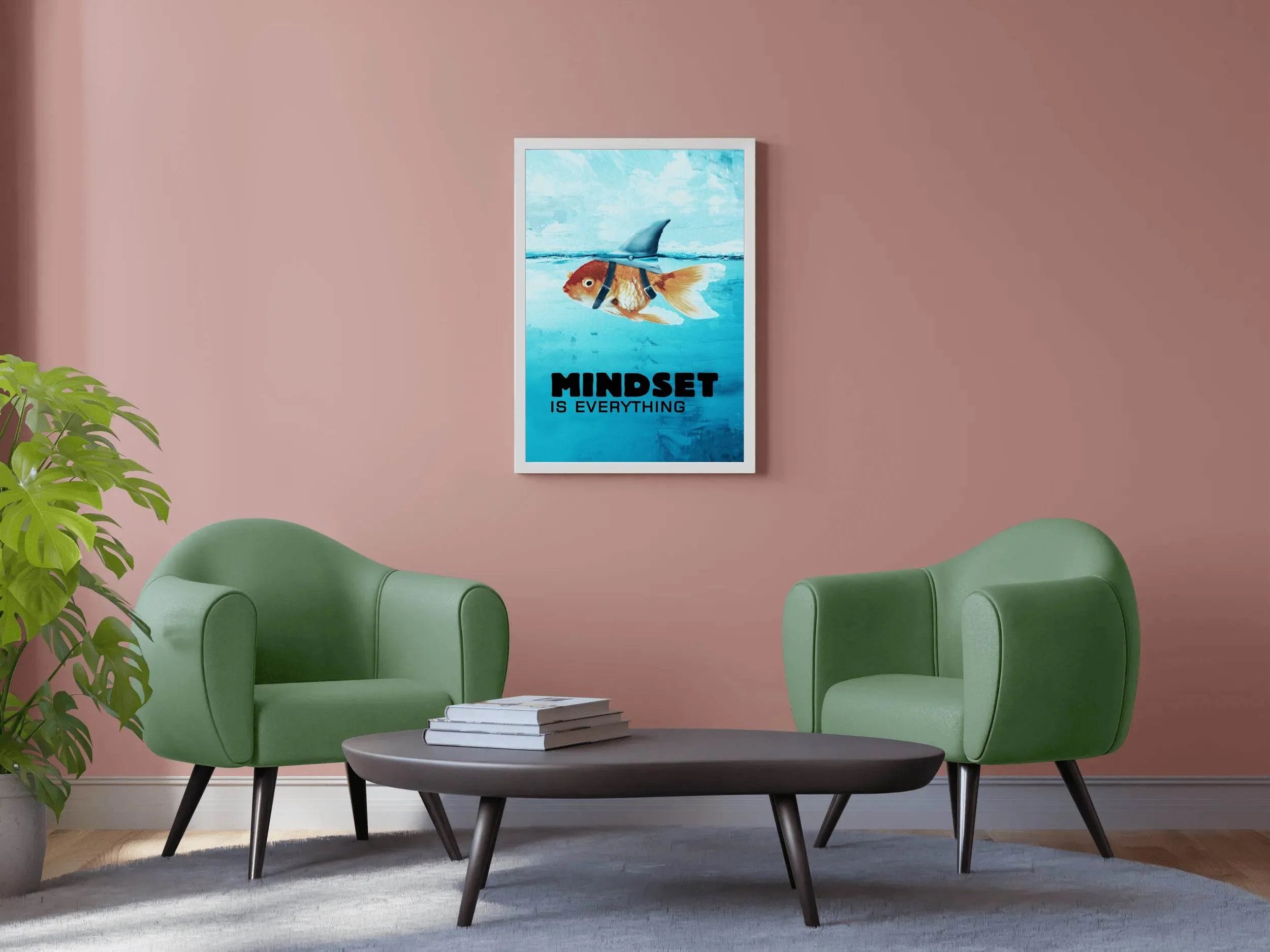 Mindset is Everthing Motivational Wall Art - beink online art store