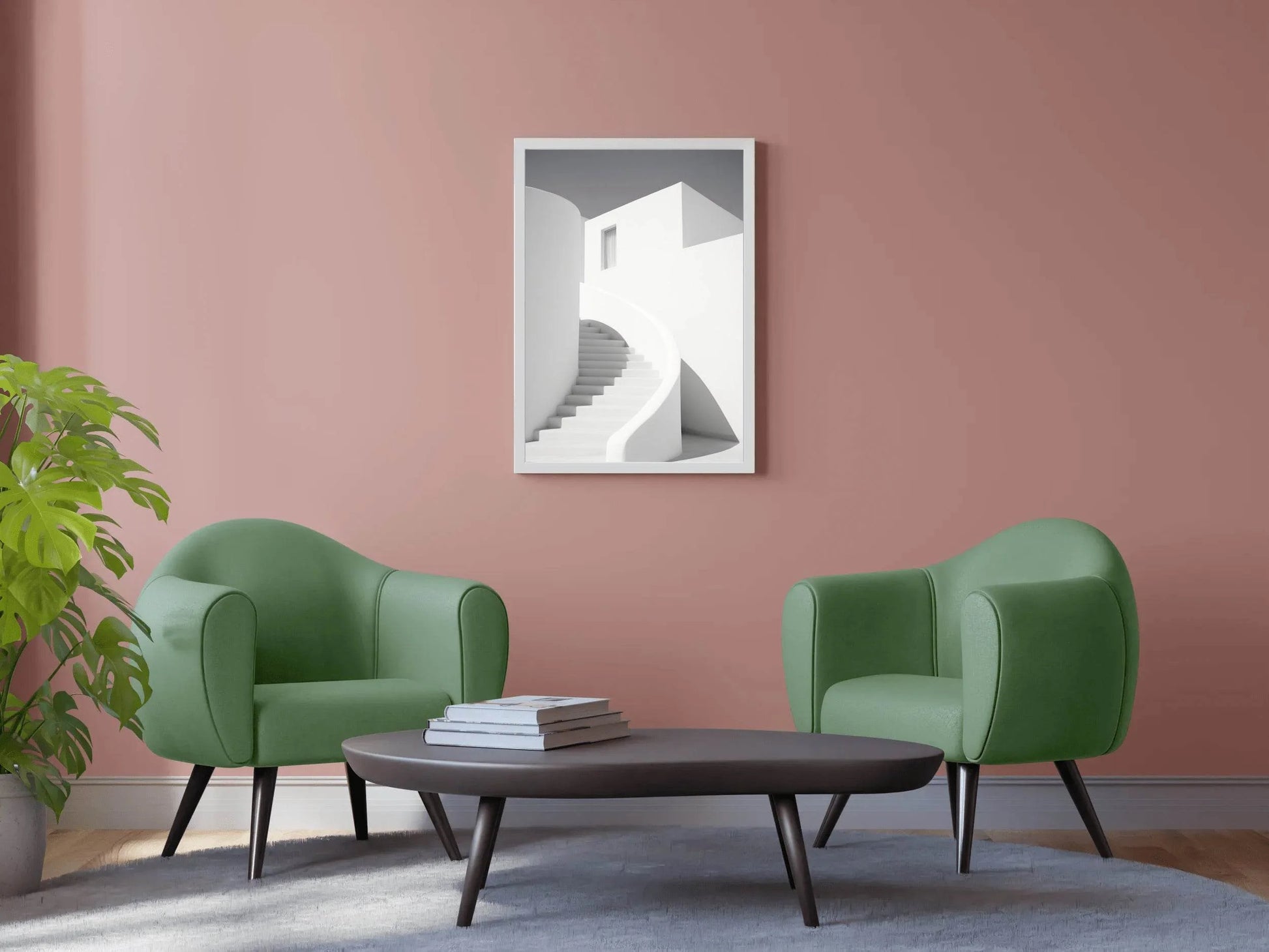 White Walkway Arch Wall Art - beink online art store