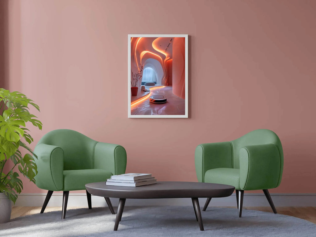 Modern architecture sketch Wall Art - beink online art store