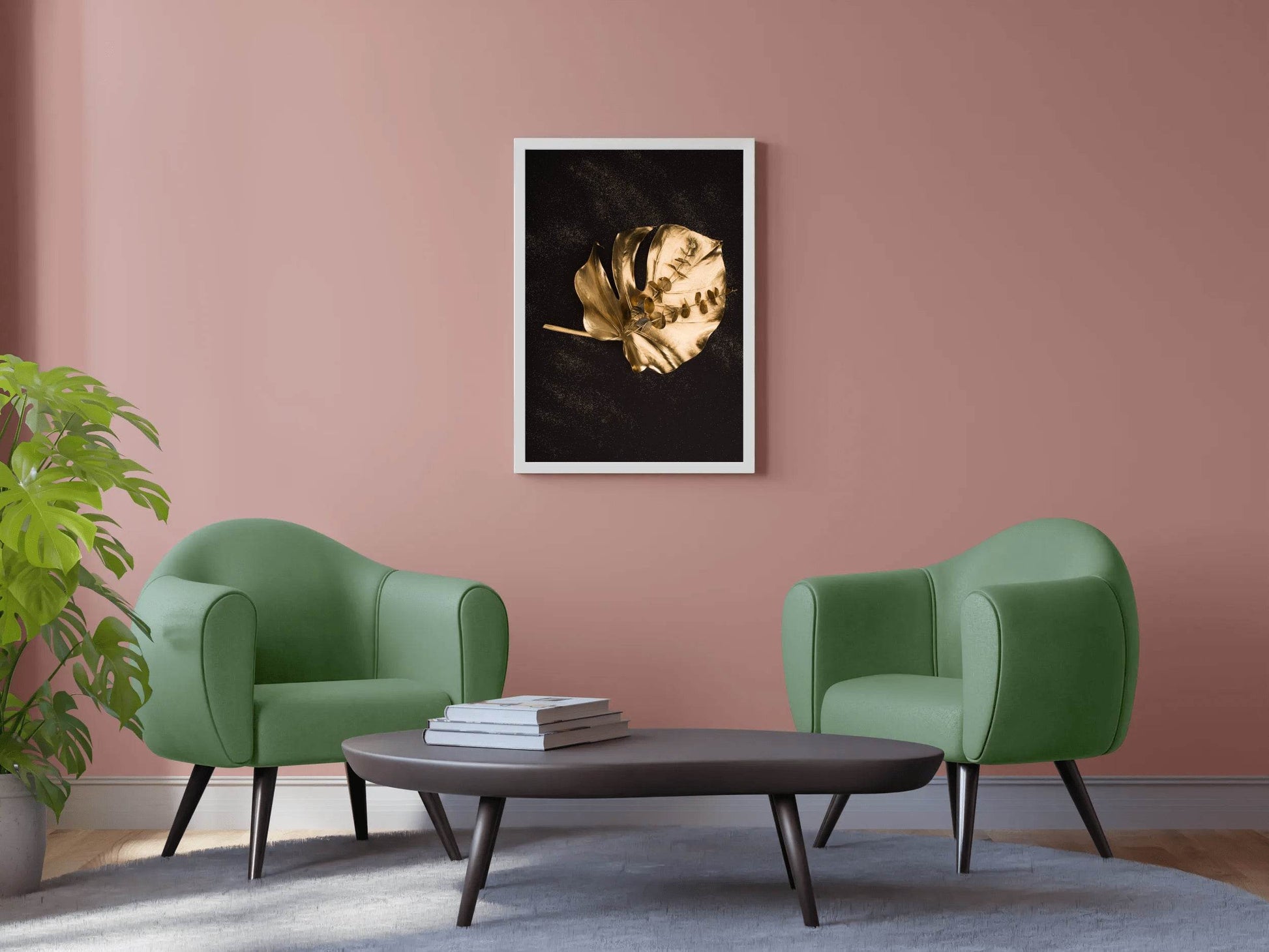 Master Flame Luxurious Black & Gold - beink online art store