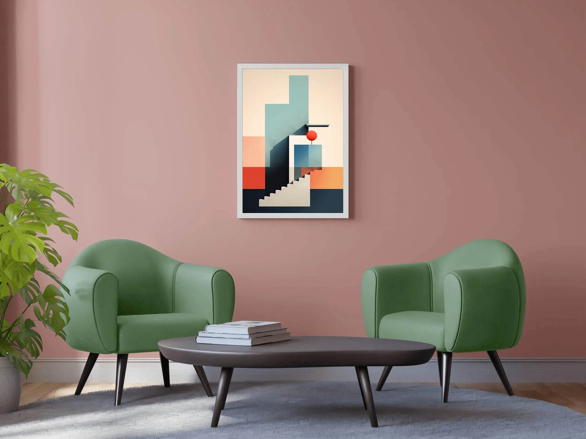 Creative Shape Background Abstract Wall Art - beink online art store