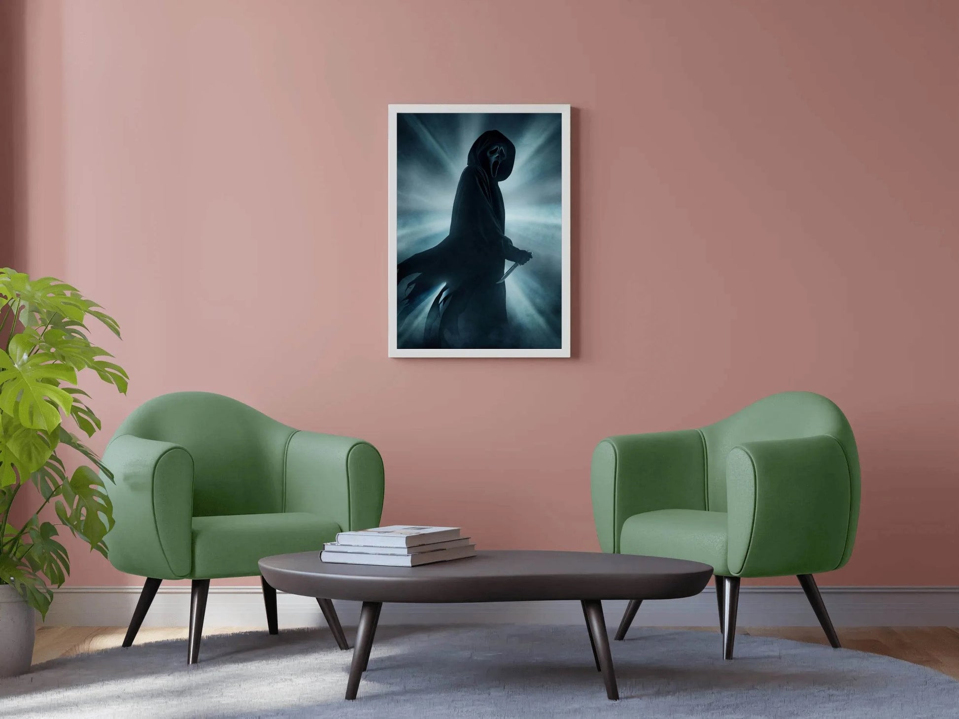 Ghost Face Scream Character Wall Art - beink online art store