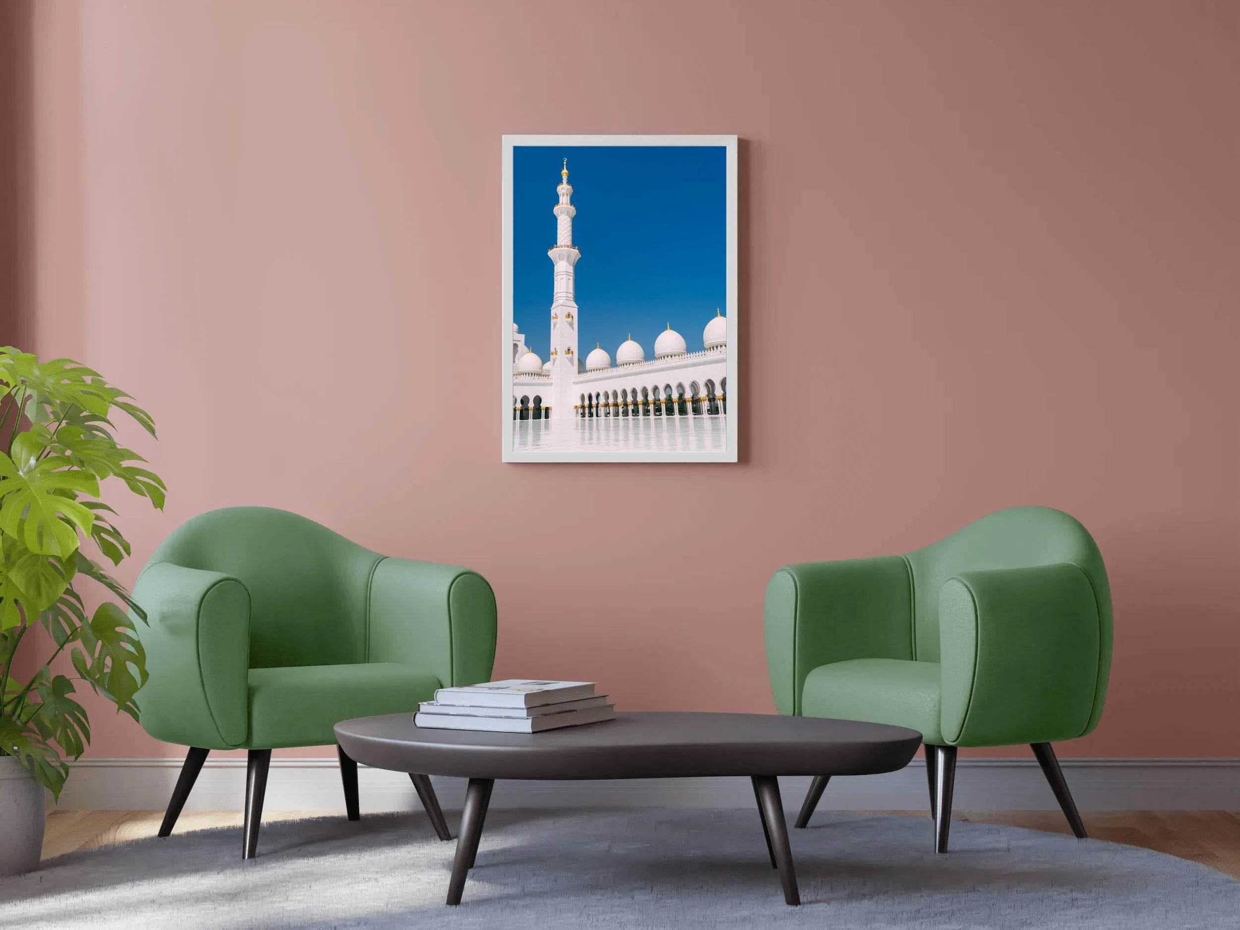 White Dome Against Blue Sky Wall Art - beink online art store