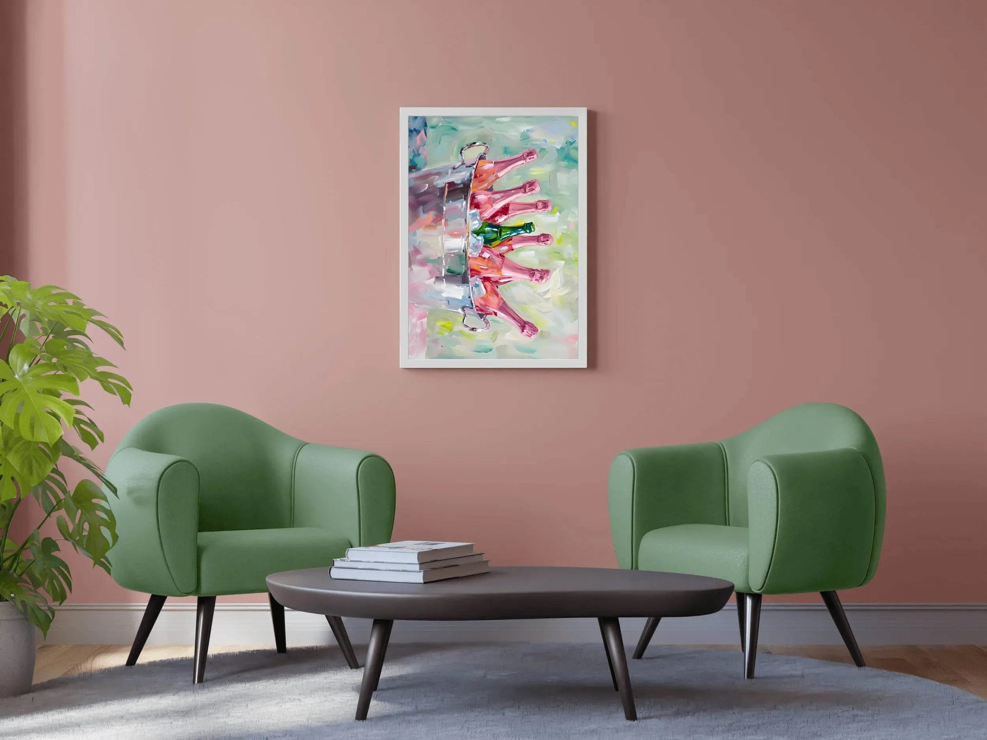 Champagne on Ice Wall Art - beink online art store