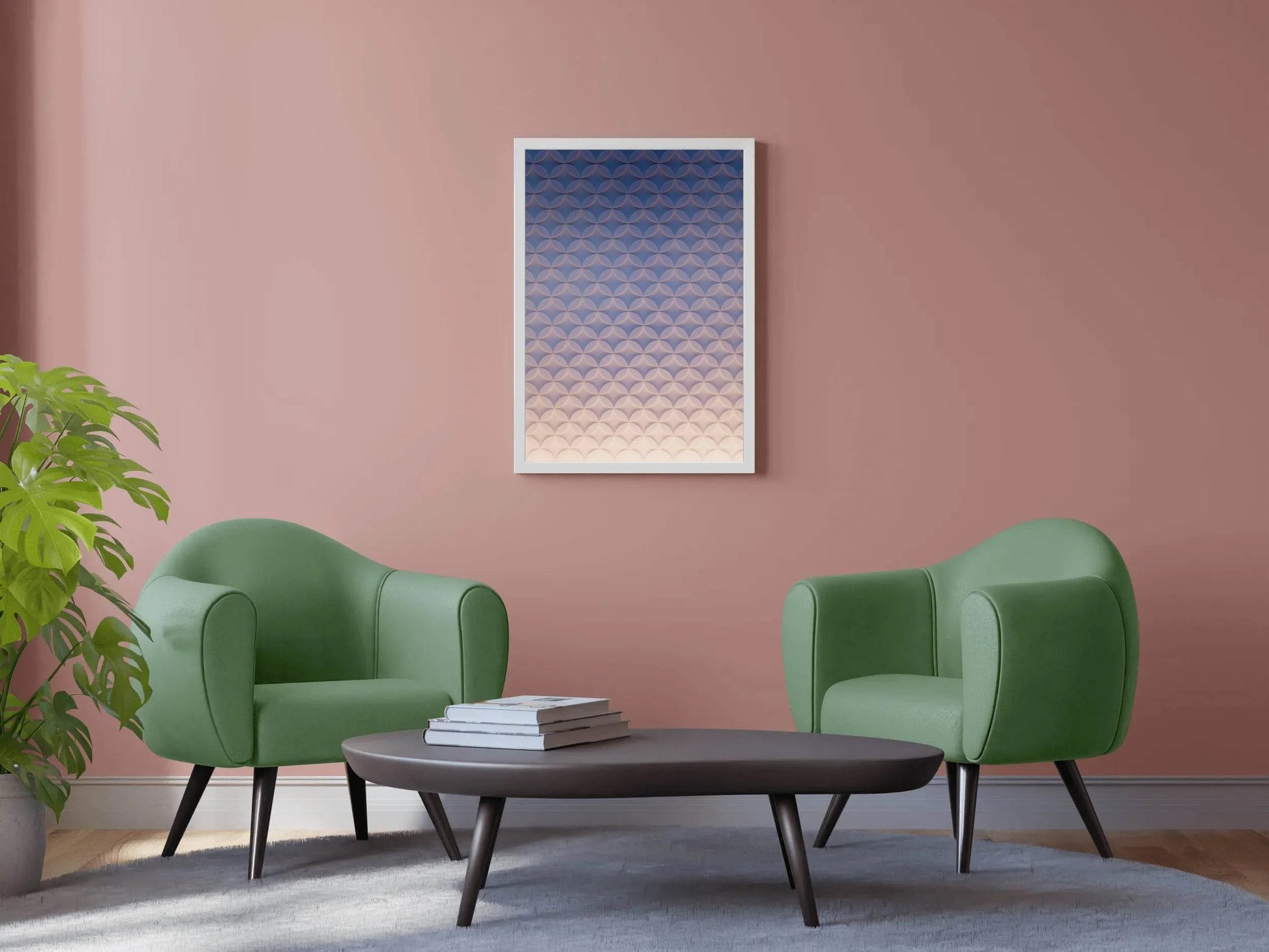 Check Pattern Abstract Wall Art - beink online art store