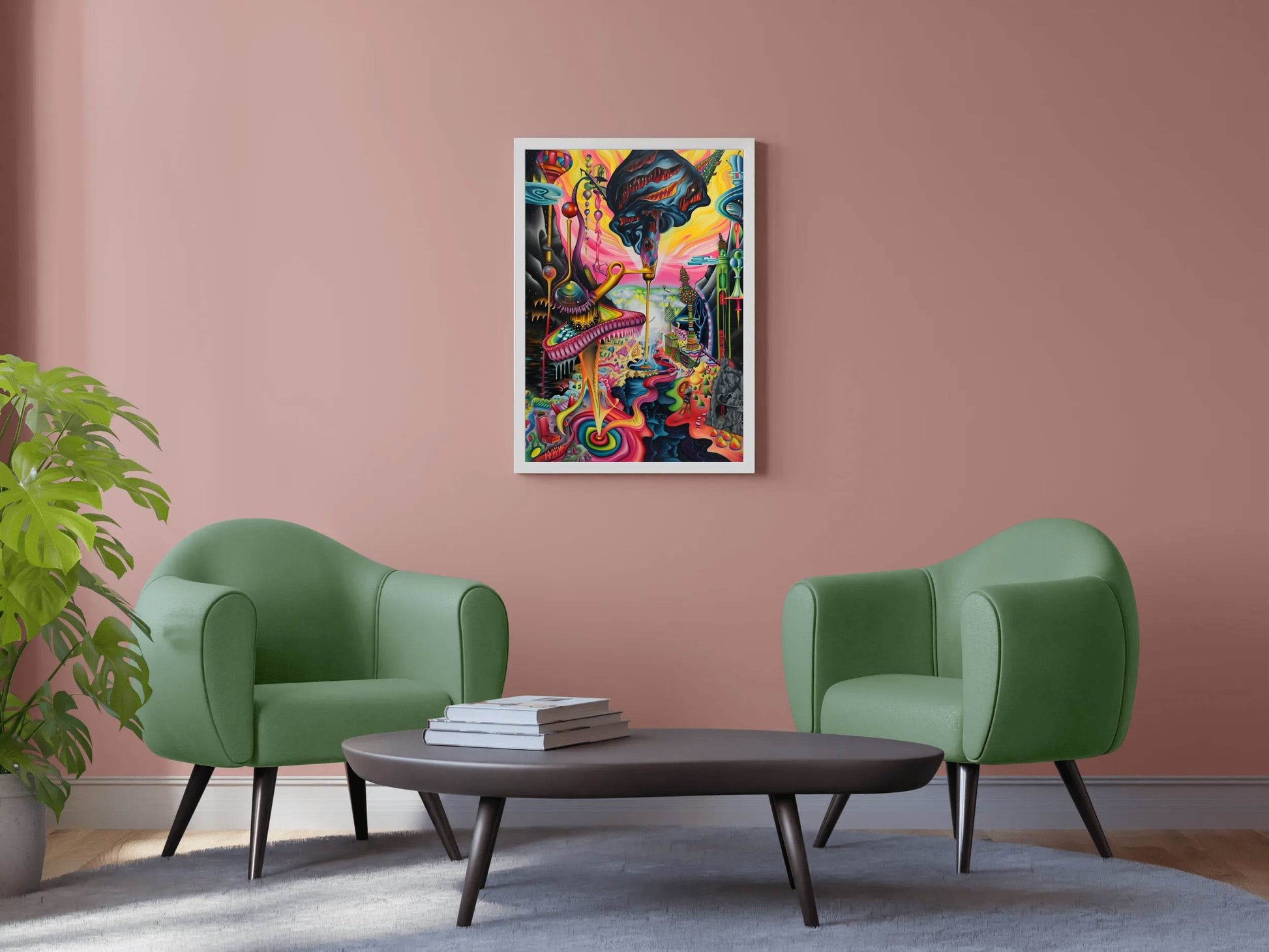 Colorful Fantasy Planet Wall Art - beink online art store