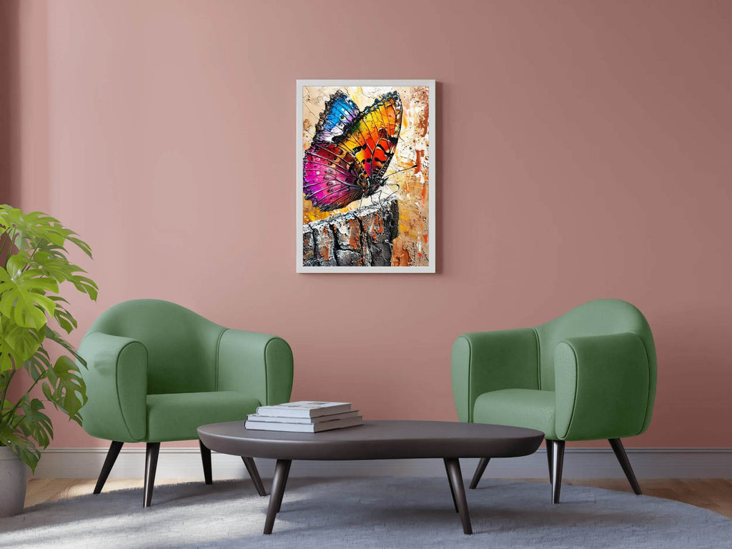 Colorful Butterfly Painting Wall Art - beink online art store