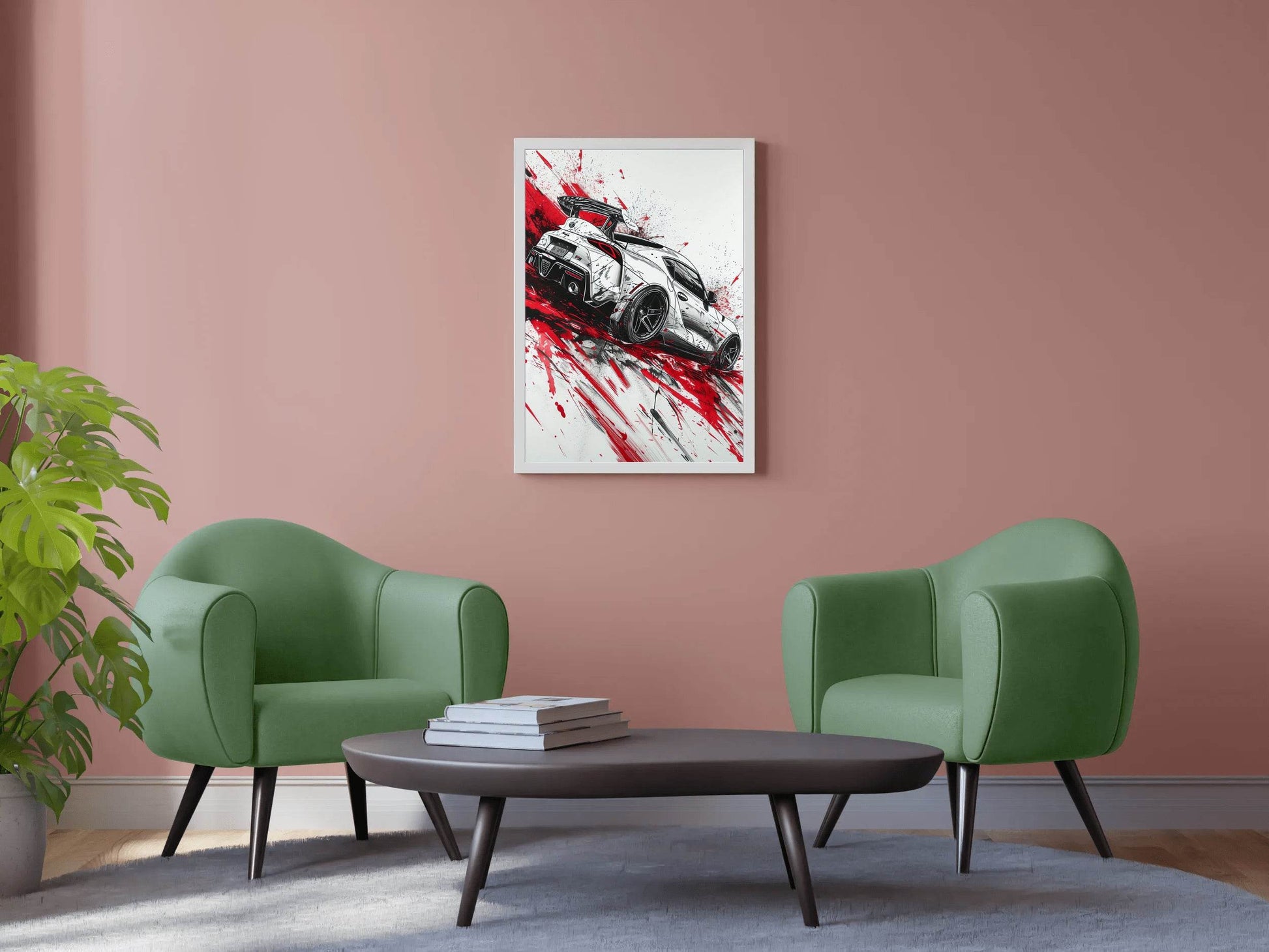 Drift Toyota GR Supra Wall Art - beink online art store