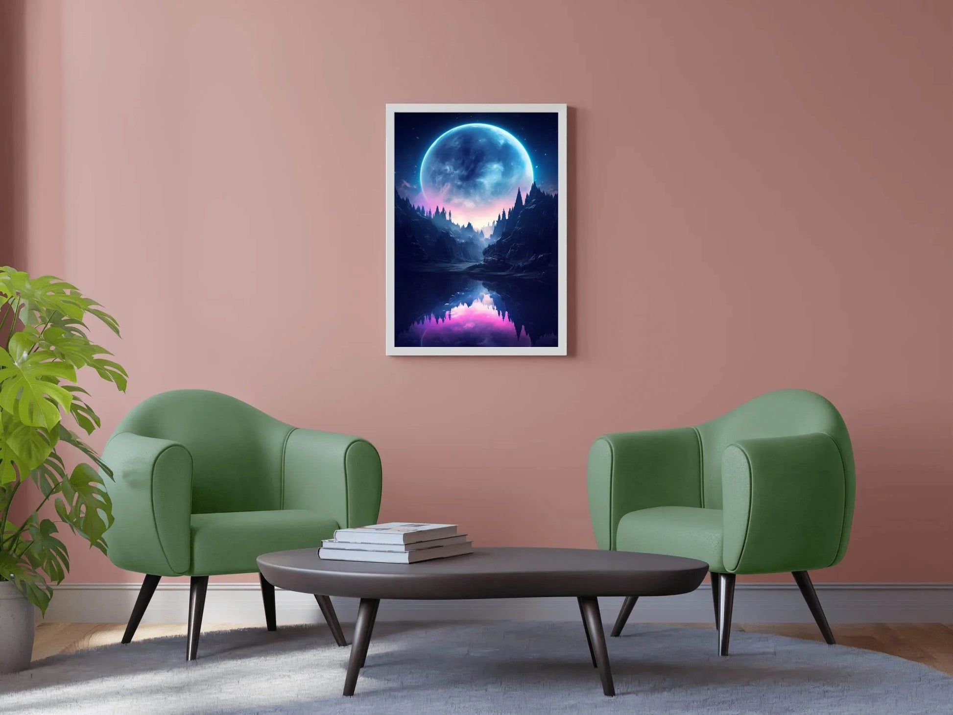 Moonlight In The Water Wall Art - beink online art store