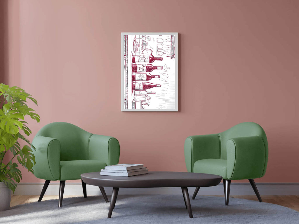 Champagne Bar Painting Wall Art - beink online art store