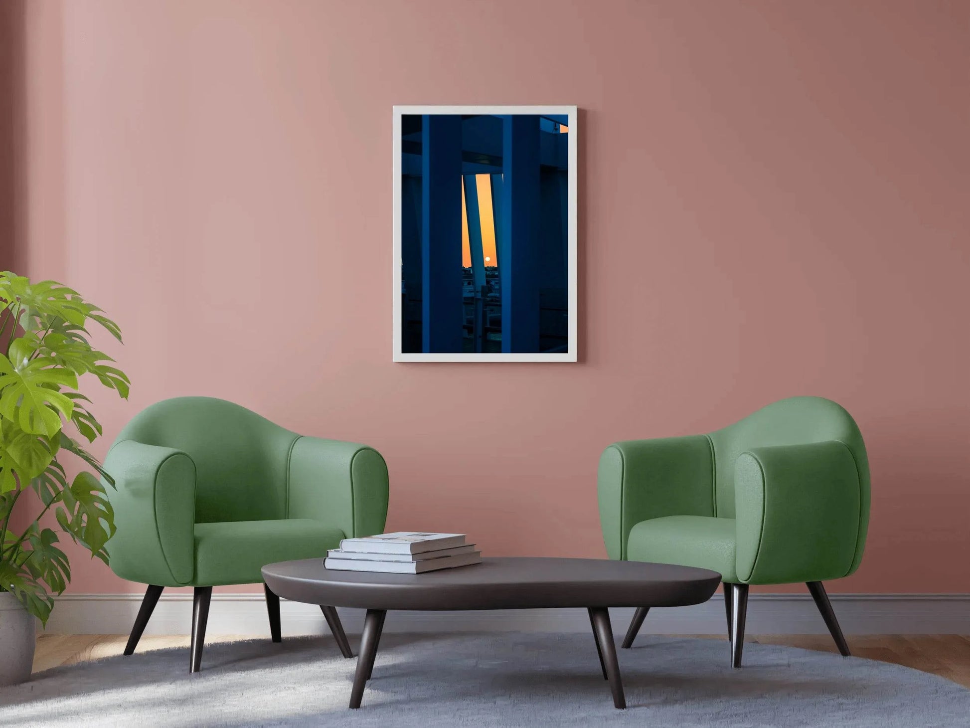 A Sneaking Sunset Wall Art - beink online art store