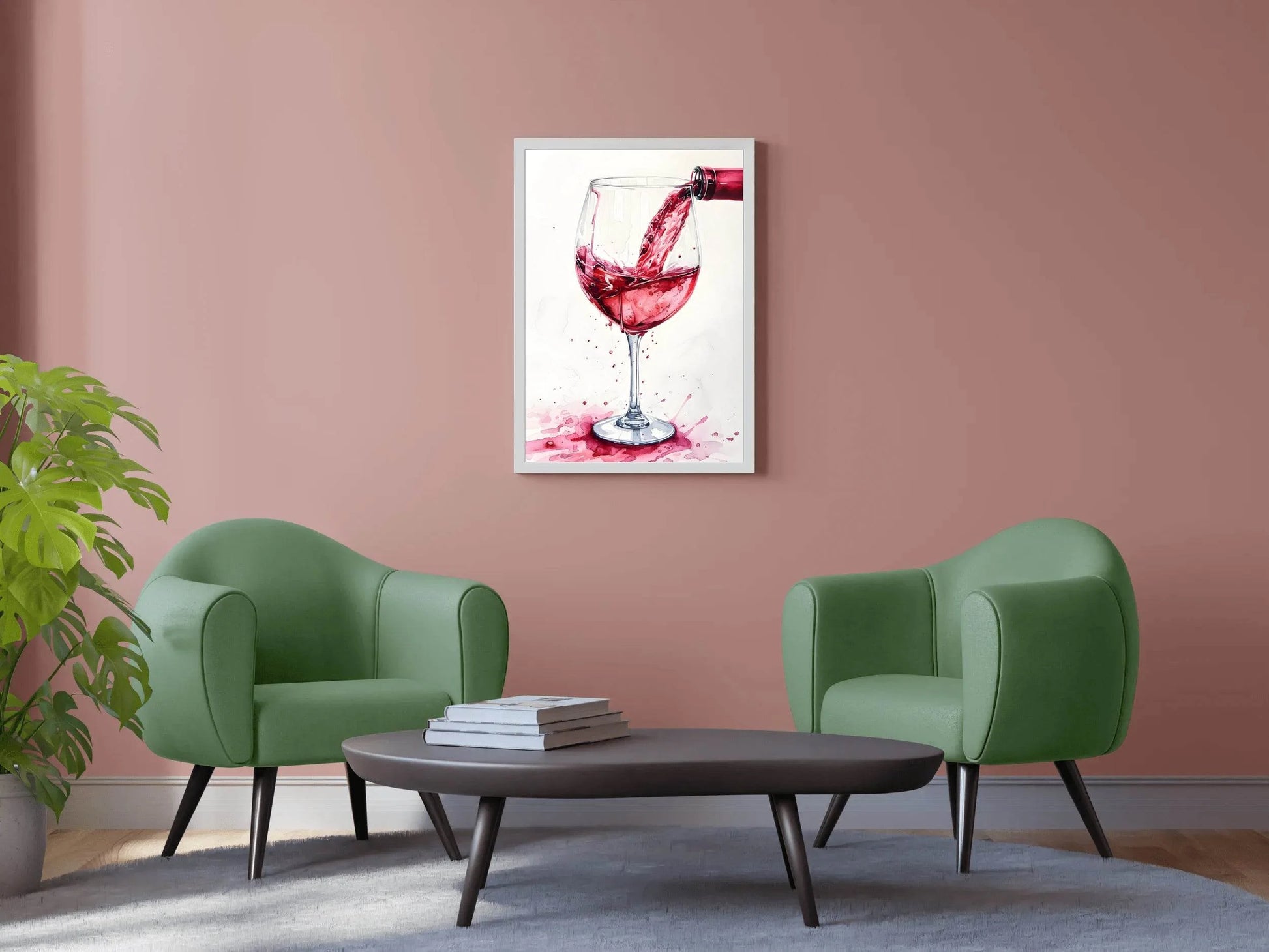 Serve Red Wine Wall Art - beink online art store