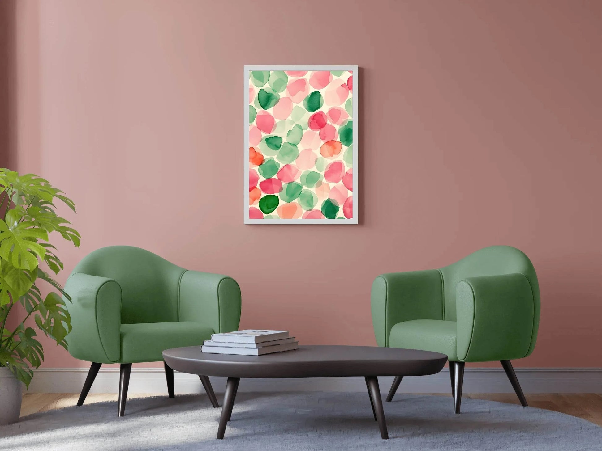 A Close Up of a Watercolor Painting Digital Art - beink online art store