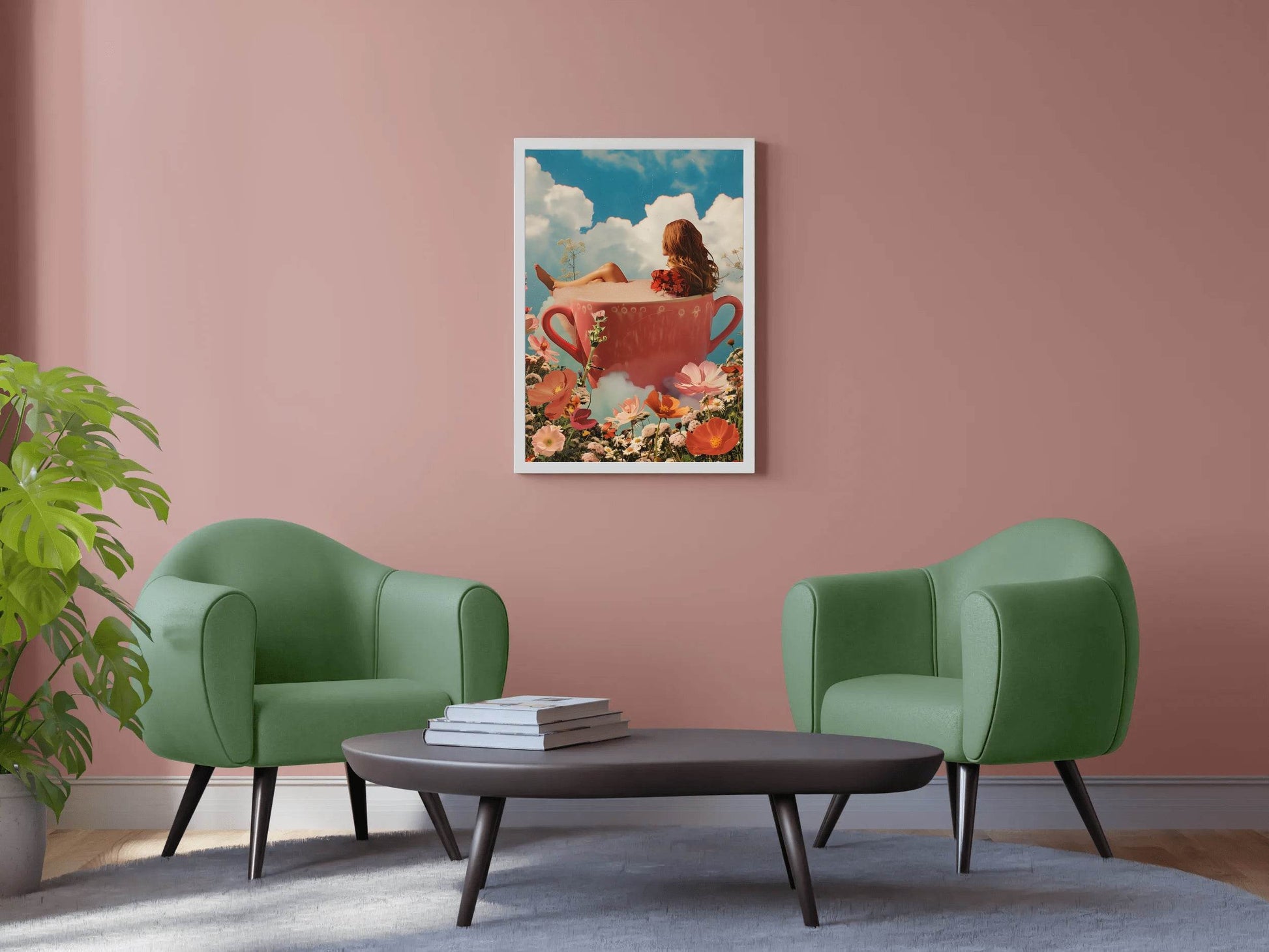 Photo Of A Girl in A Cup Wall Art - beink online art store