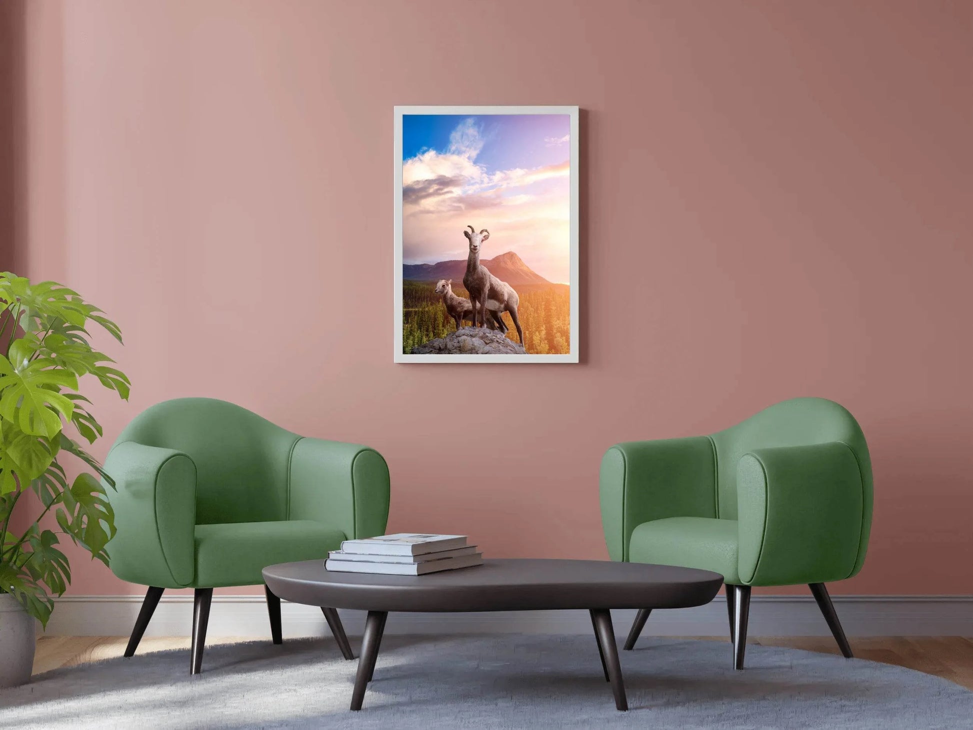 Desert Bighorn Sheep Wall Art - beink online art store