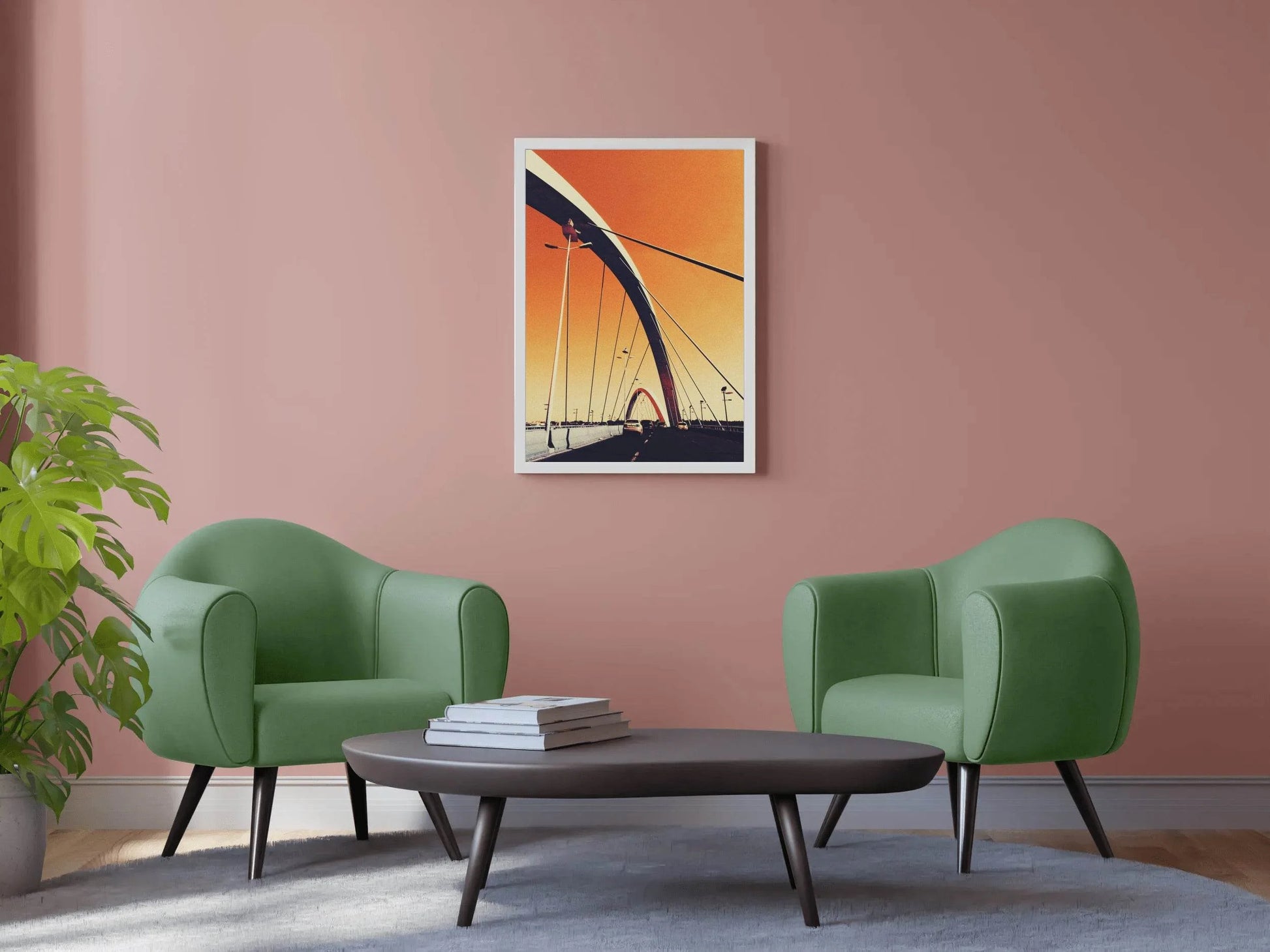 Sunset at the Bridge Wall Art - beink online art store
