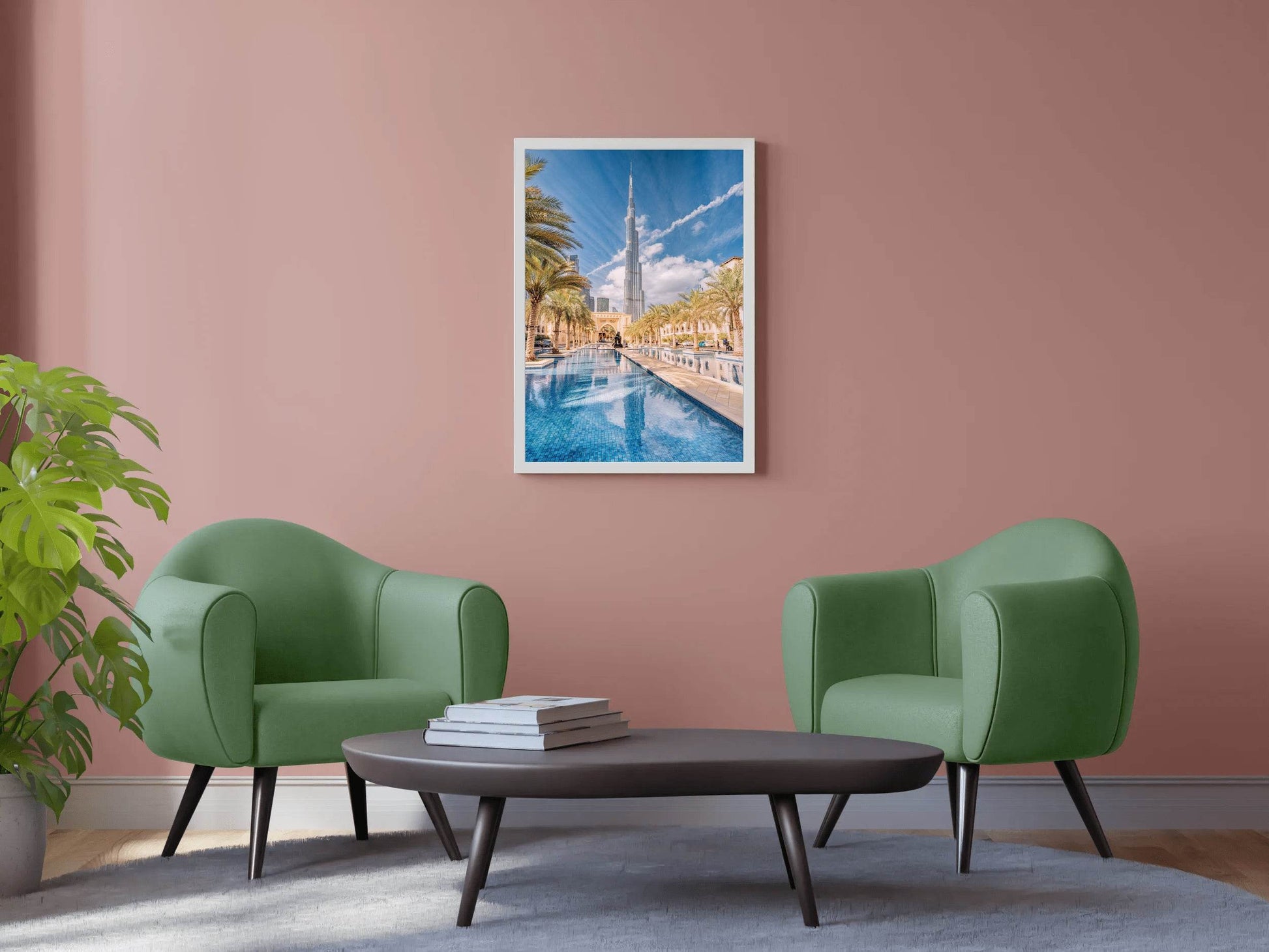 A View to the Burj Khalifa Wall Art - beink online art store