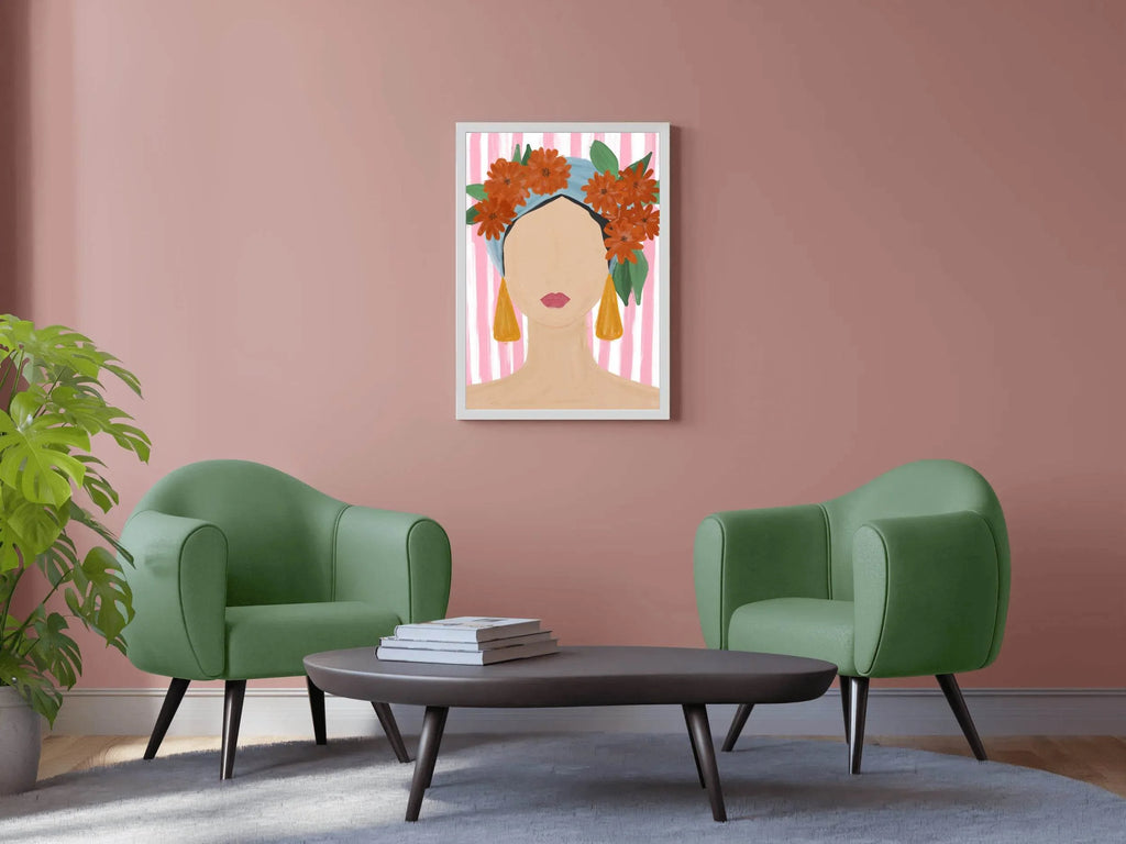Painting A Woman Without A Face Wall Art - beink online art store