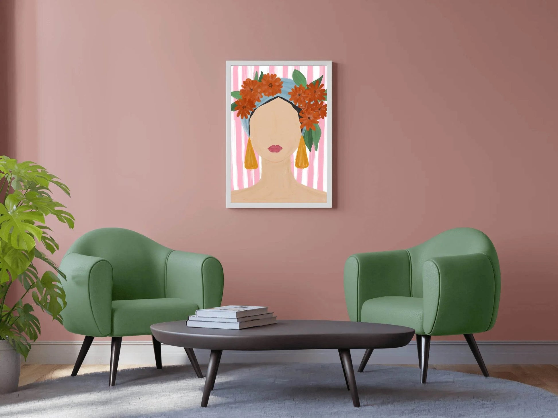 Painting A Woman Without A Face Wall Art - beink online art store