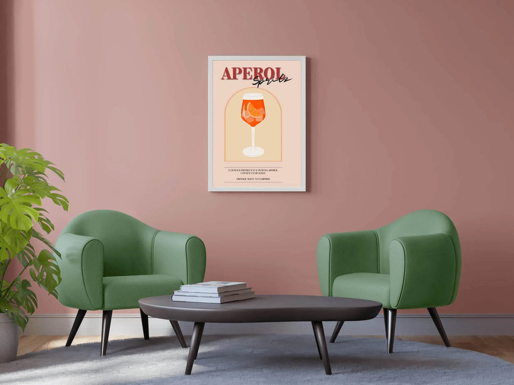 Ice and Orange Cocktail Wall Art - beink online art store
