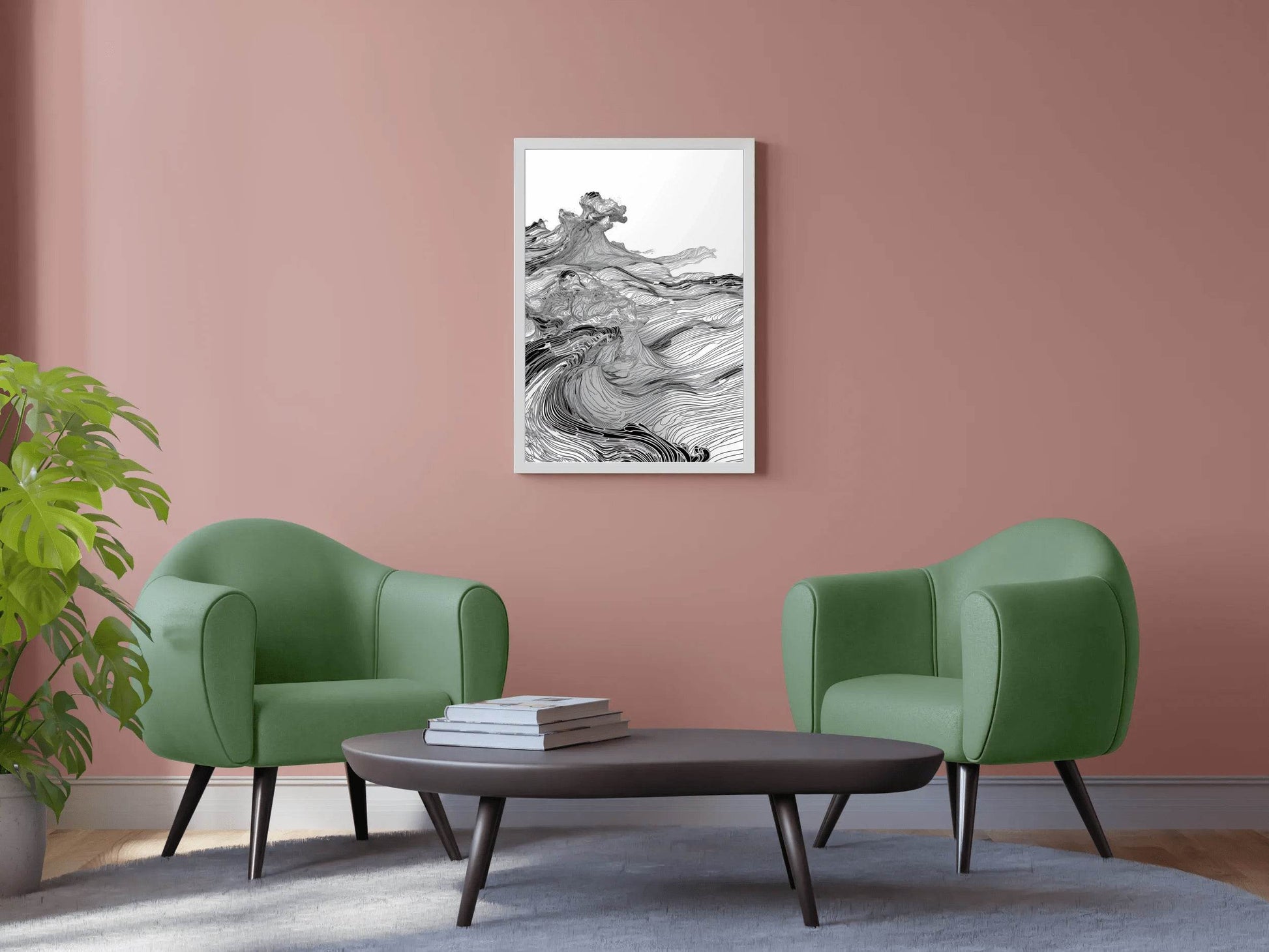 Fluid Dynamicsm Modern Wall Art - beink online art store