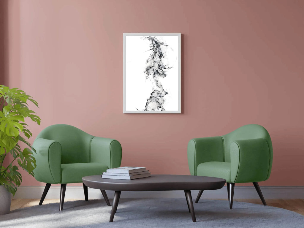 Smoke Transparent Background Wall Art - beink online art store